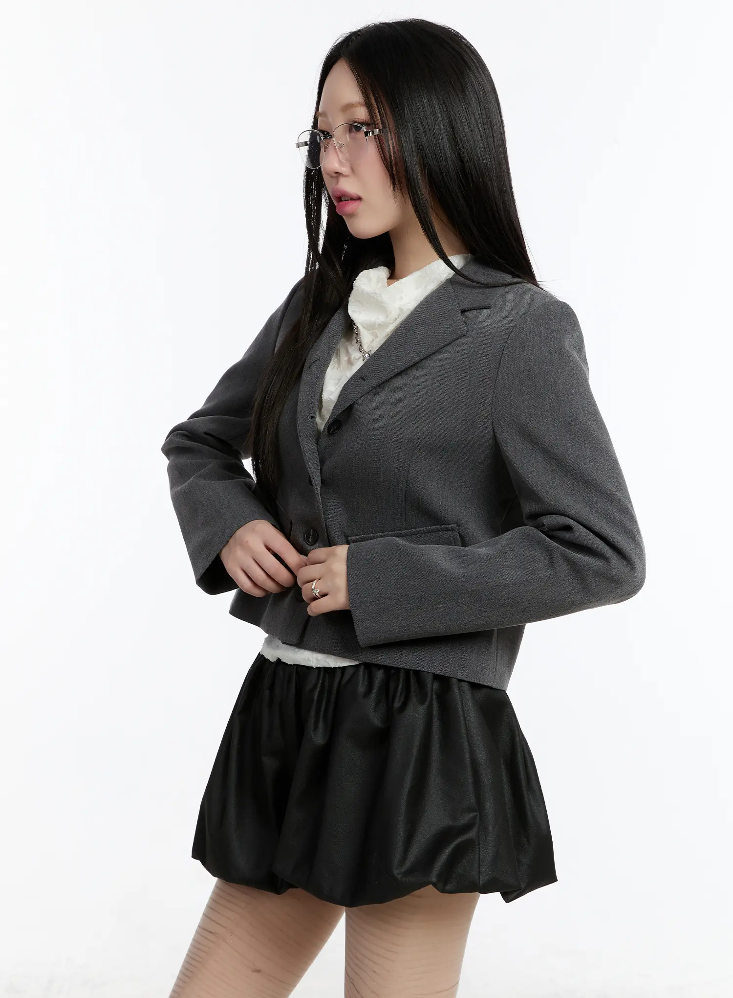 Cropped Pocket Blazer CM511