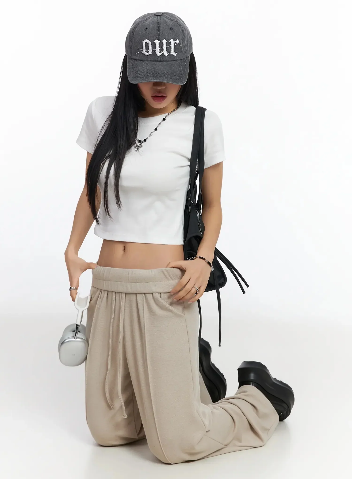 Cropped Slim-Fit Tee IA507 - Image 15