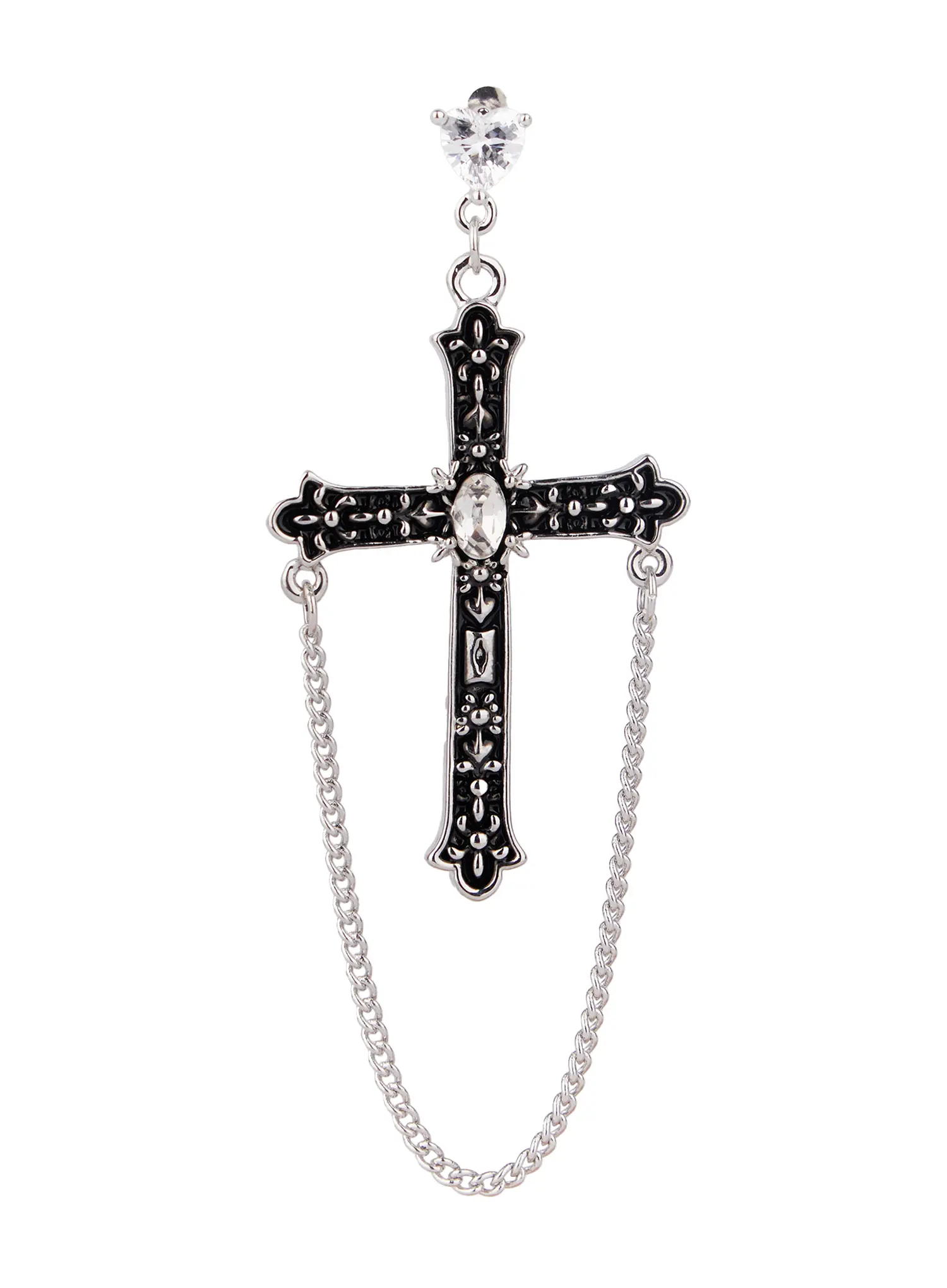 Cross Dangle Earrings IF526 - Image 7