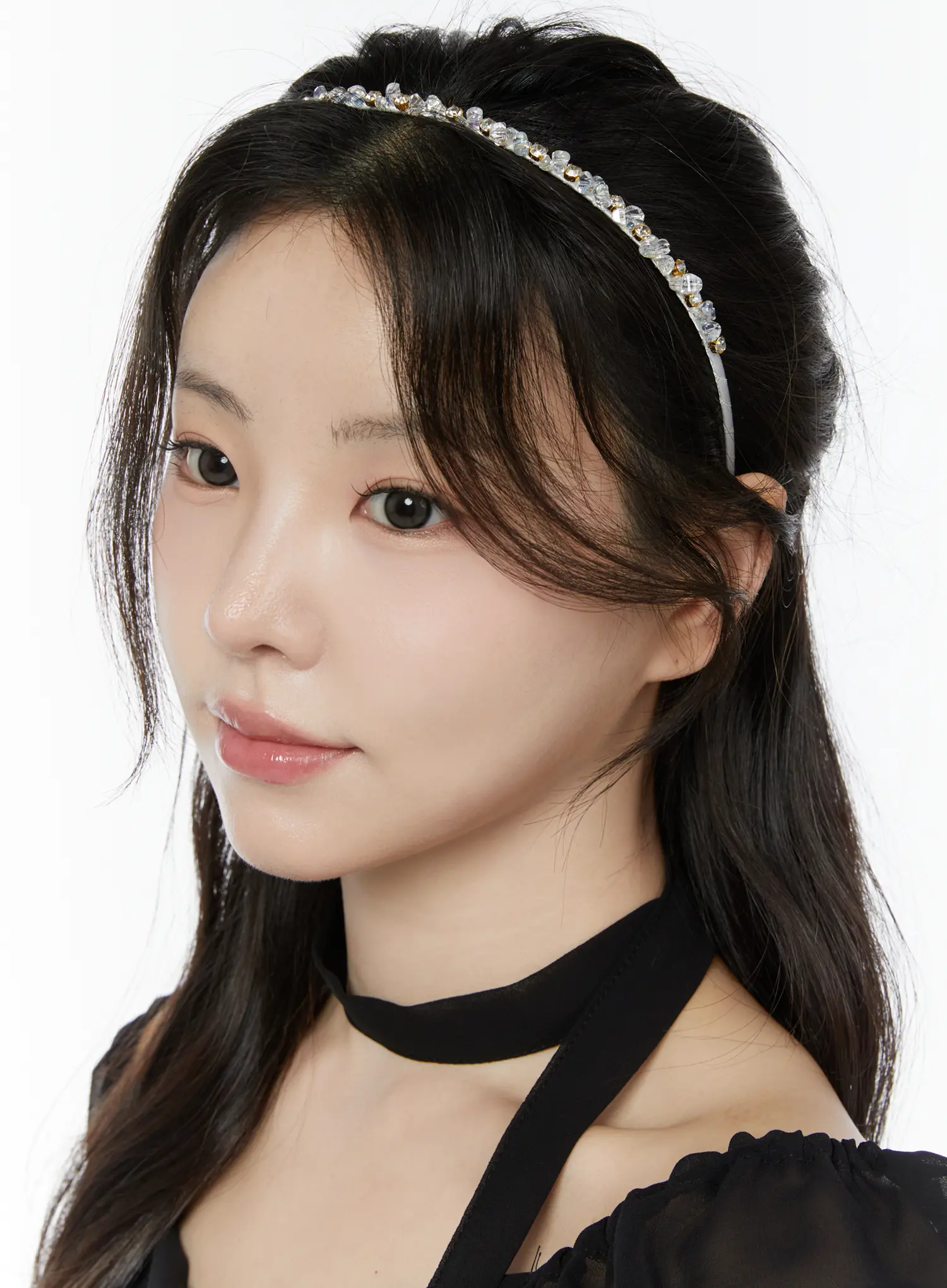 Cubic Gemstone Hairband IY511 - Image 4