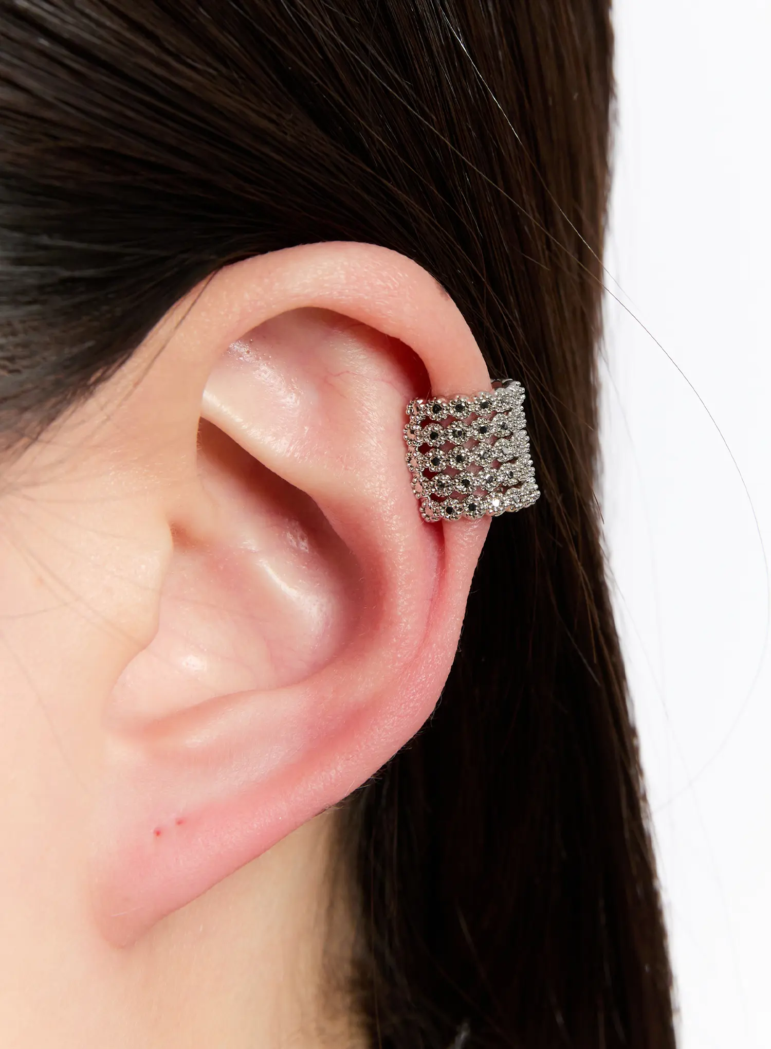 Cubic Rhinestone Ear Cuff IN528