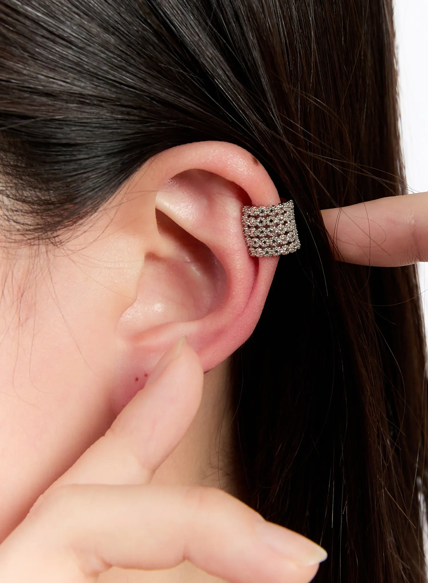 Cubic Rhinestone Ear Cuff IN528 - Image 3