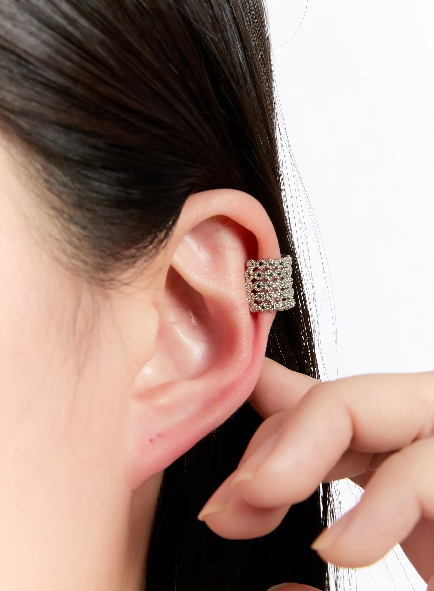 Cubic Rhinestone Ear Cuff IN528 - Image 4