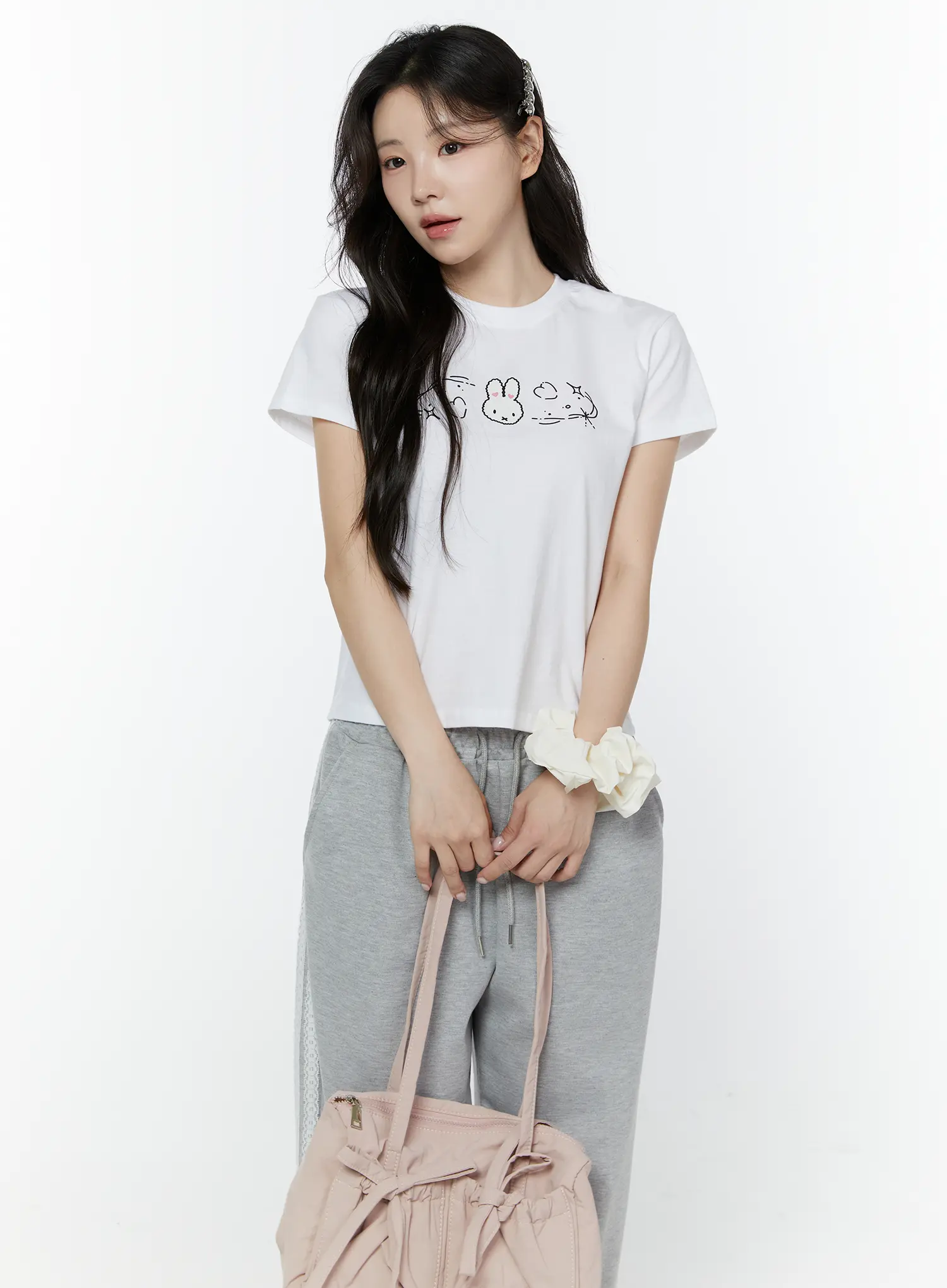 Cute Bunny Graphic Tee IY507