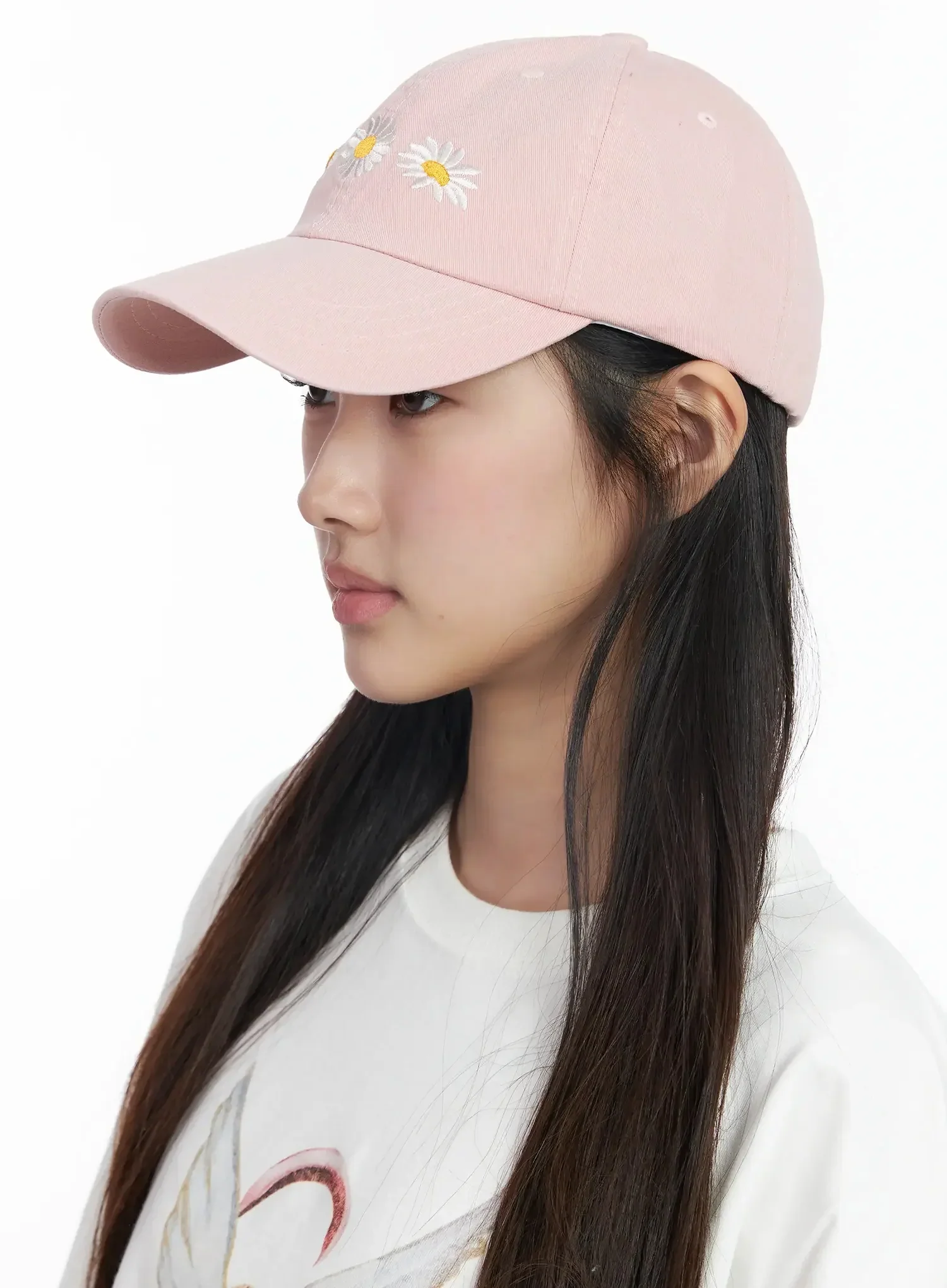 Daisy Embroidered Baseball Cap IM506 - Image 9
