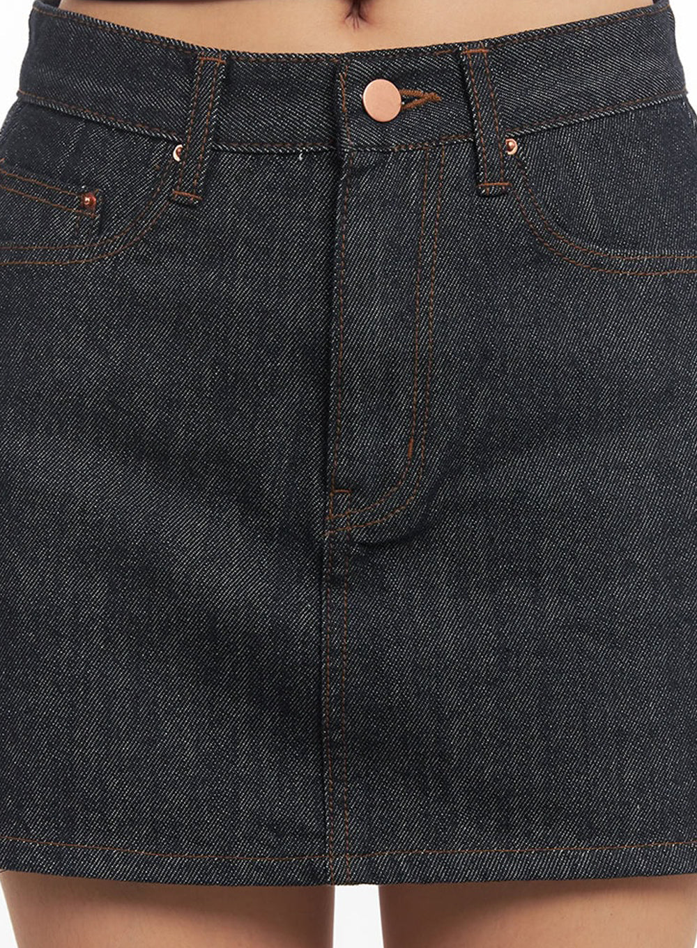 Dark Denim Mini Skirt IM528 - Image 5