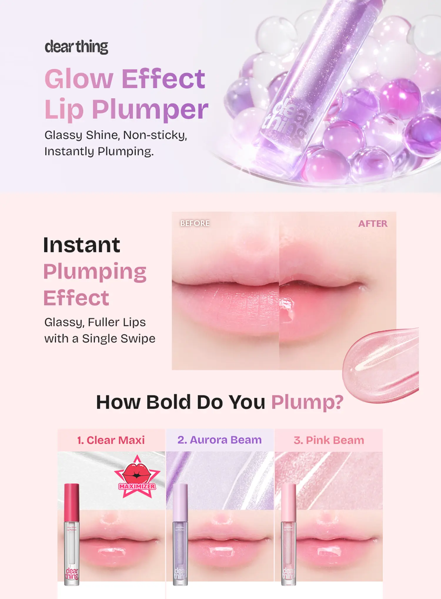 Dear Thing Glow Effect Lip Plumper (4ml) - Image 4