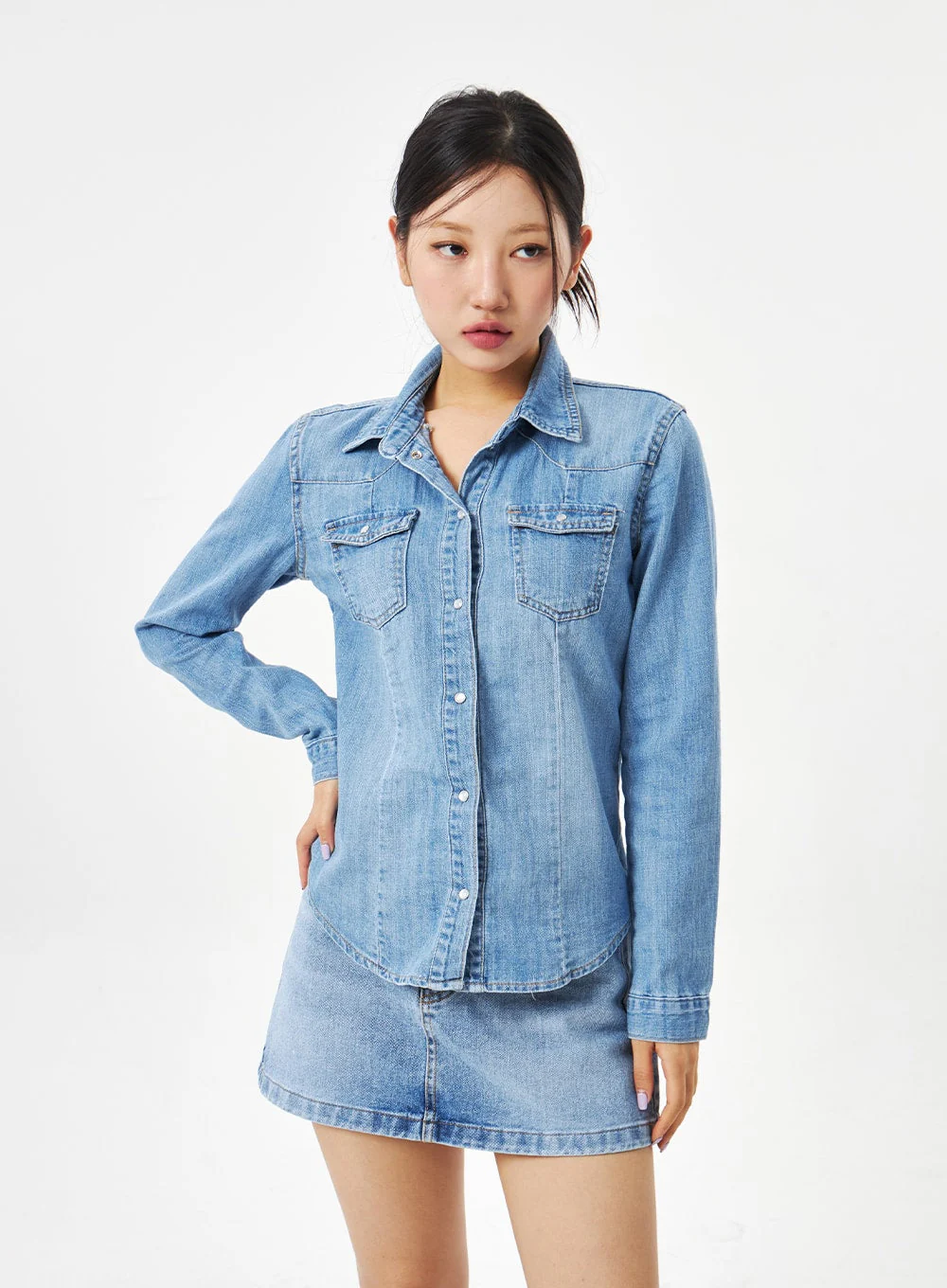 Denim Shirt CA317 - Image 5