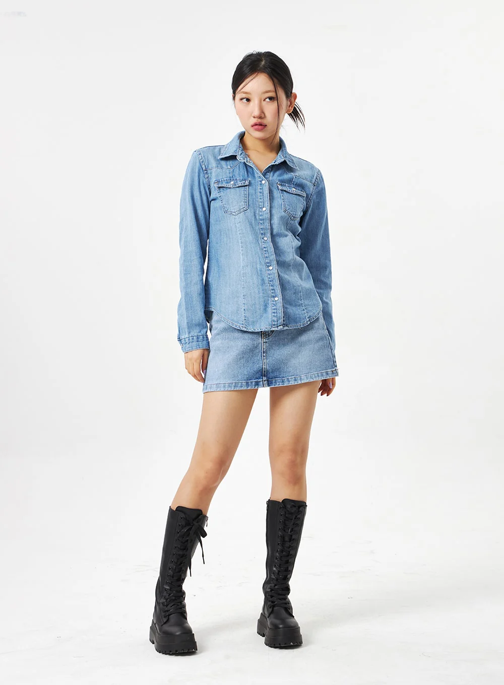 Denim Shirt CA317 - Image 7