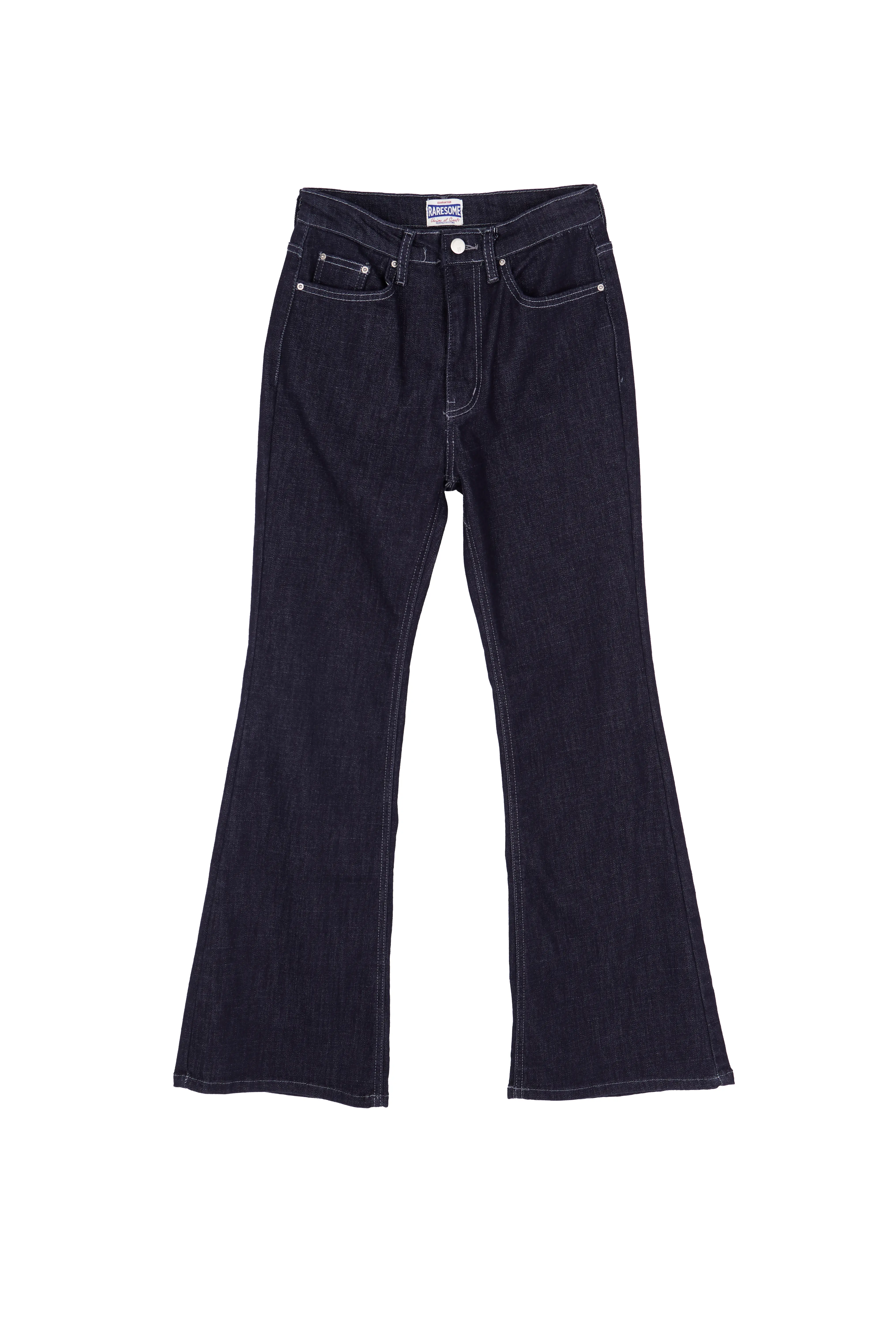 Dohee Non-Fade Contrast Stitch Bootcut Pants IY511 - Image 10