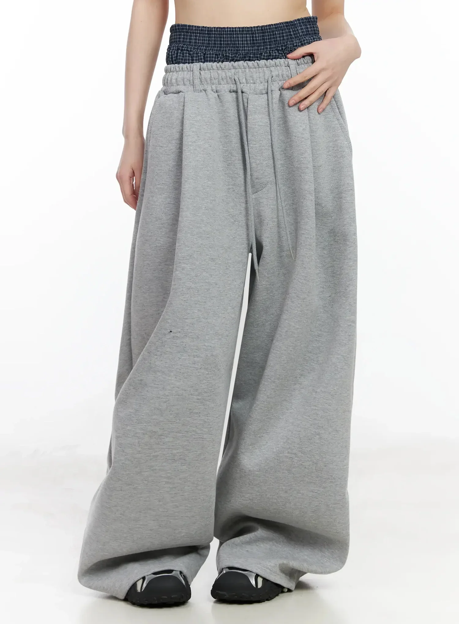 Double Layer Sagging Sweatpants IM530 - Image 10