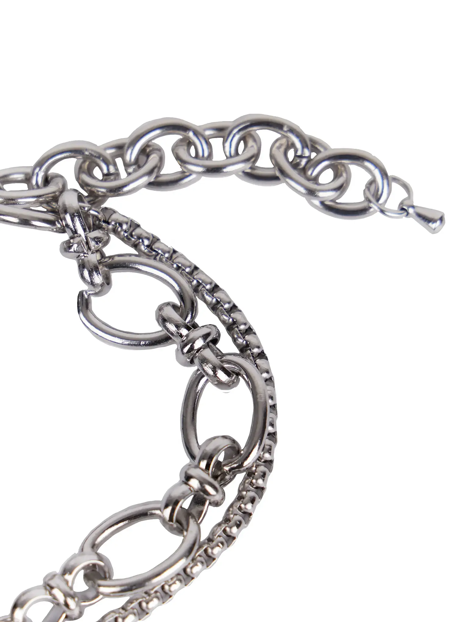 Double Layered Chain and Bead Bracelet IN510 - Image 7