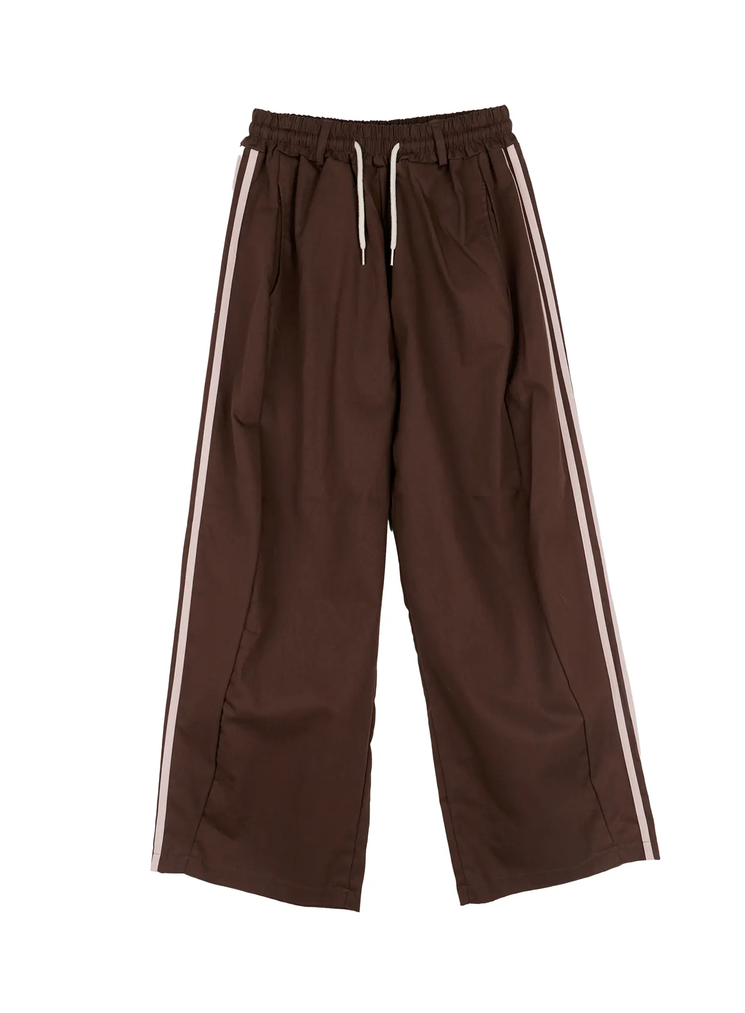 Double Stripe Wide Cotton Pants CO501 - Image 12
