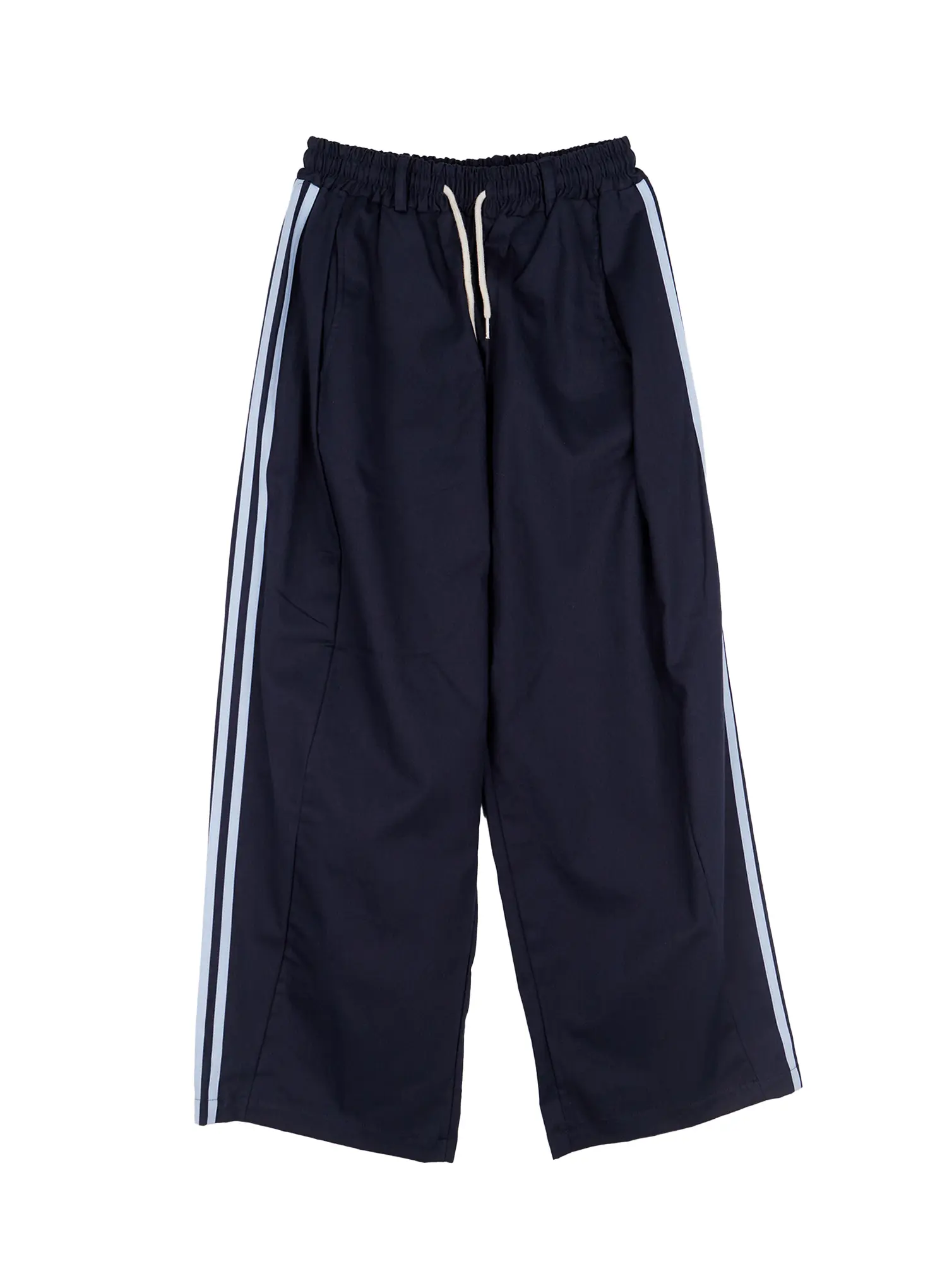 Double Stripe Wide Cotton Pants CO501 - Image 9