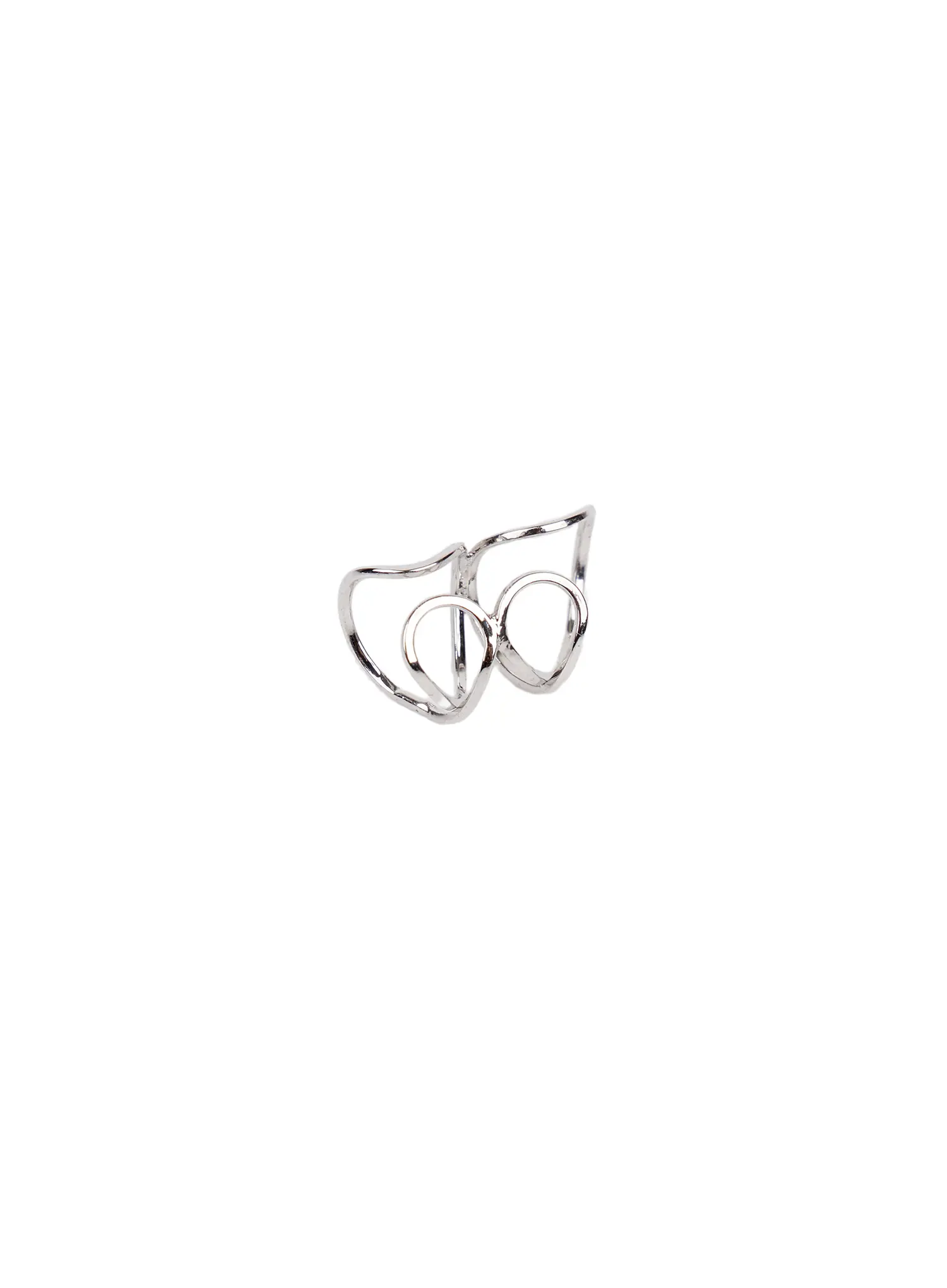 Double Swirl Ear Cuff CA508 - Image 4