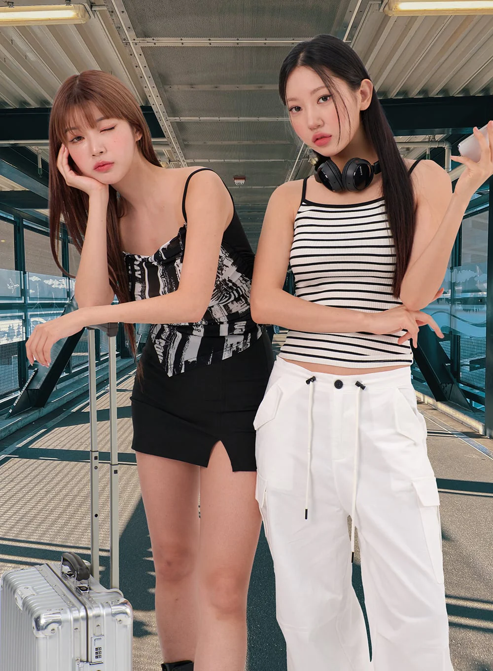 Drawstring Wide Pants IL310 - Image 6