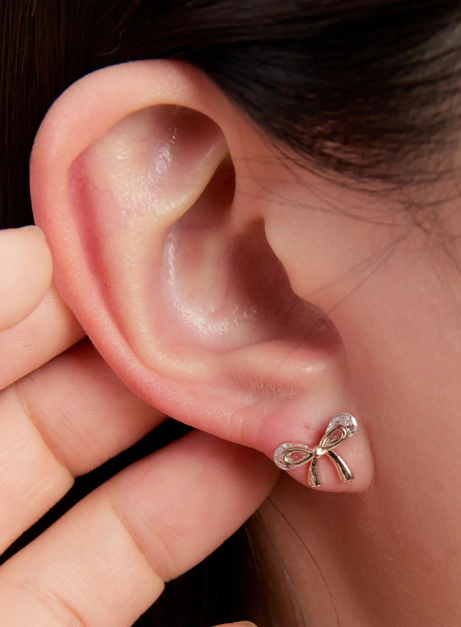 Elegant Bow Stud Earrings IN528 - Image 7