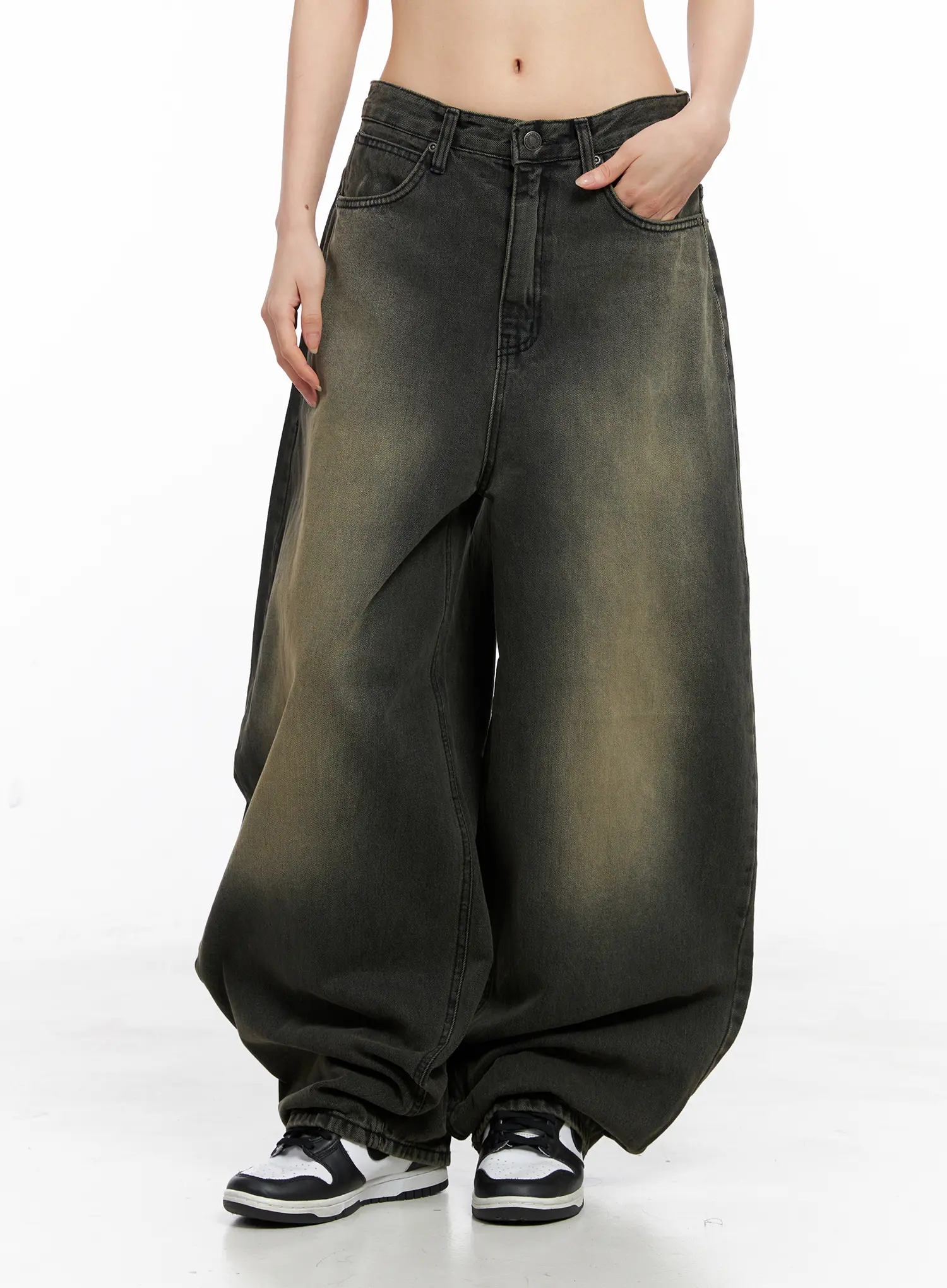 Elias Mega Wide Vintage Washed Jeans CC1109 - Image 8