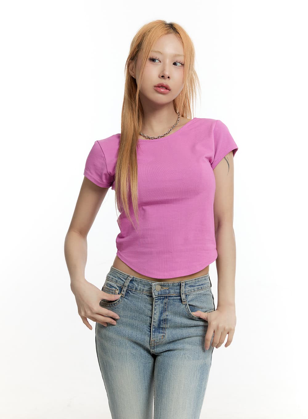 Essential Backless Crop Top CY501 - Image 10