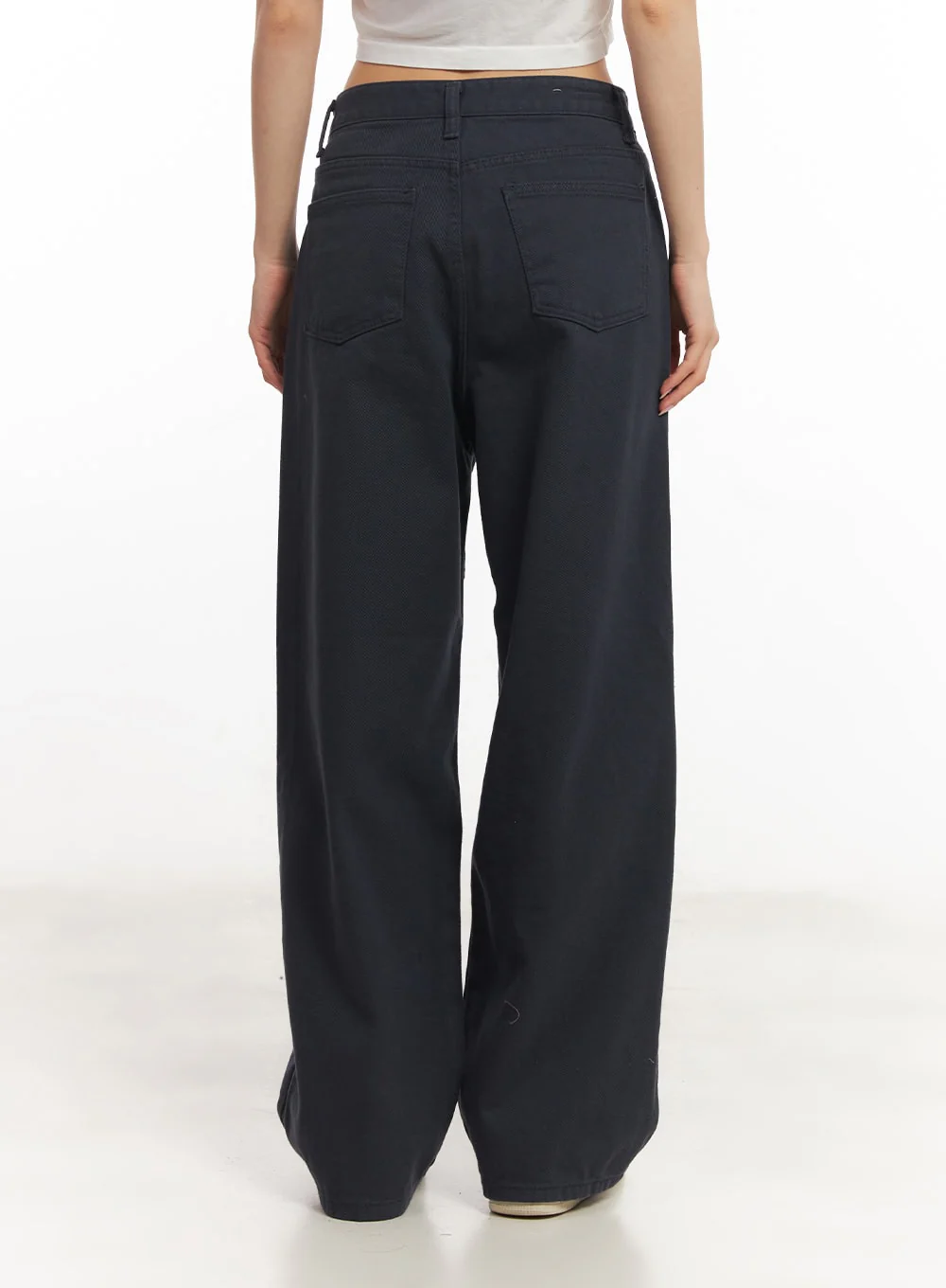 Essential Cotton Wide-Leg Pants CA503 - Image 5