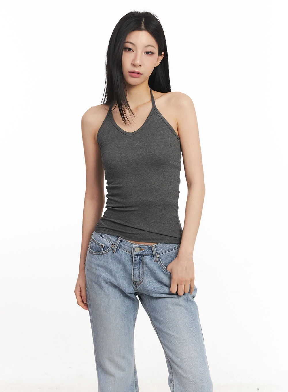 Essential Halter-Neck Cami Top CA516 - Image 7