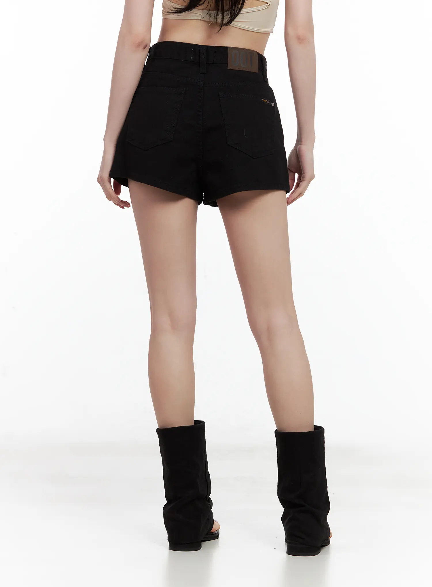 Essential High-Waist Cotton Shorts CL501 - Image 6