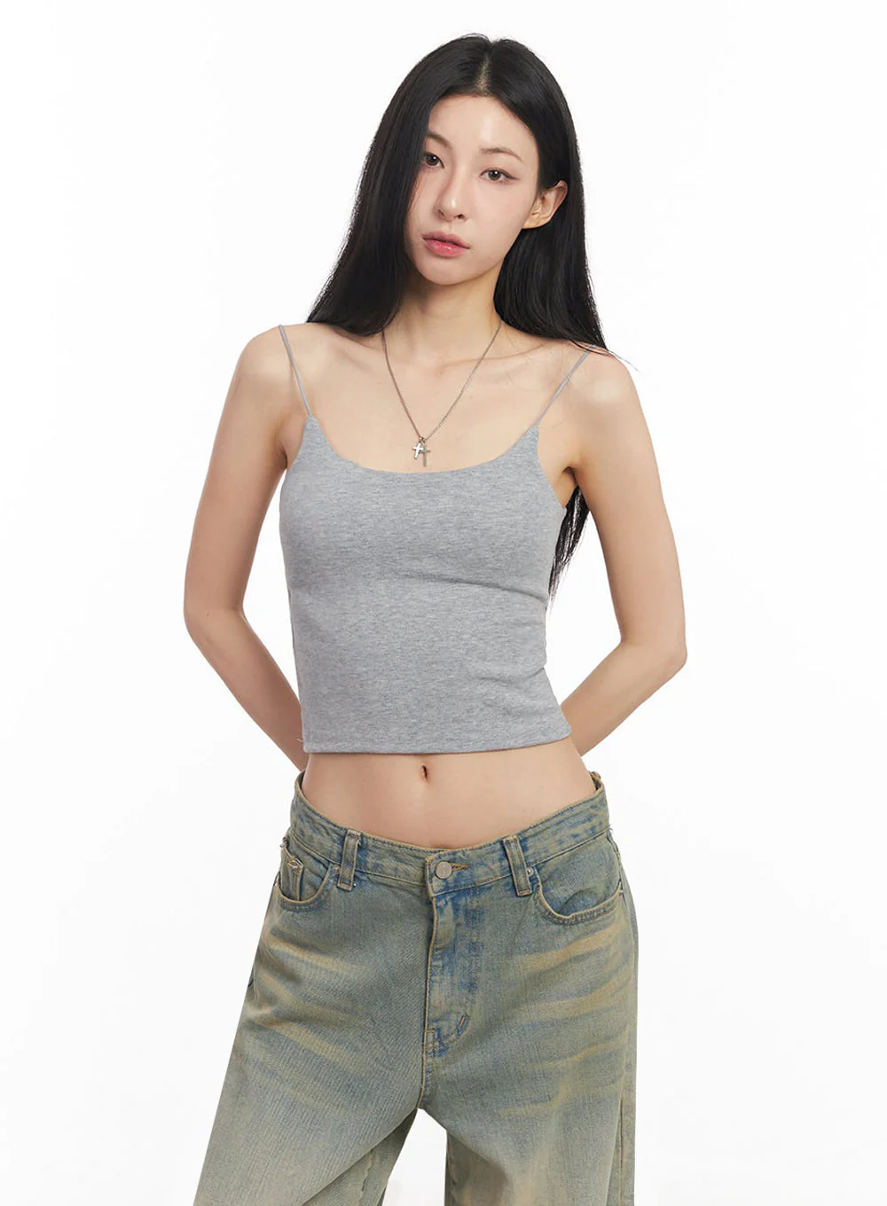Essential Stretchy Crop Cami Top IY529 - Image 15
