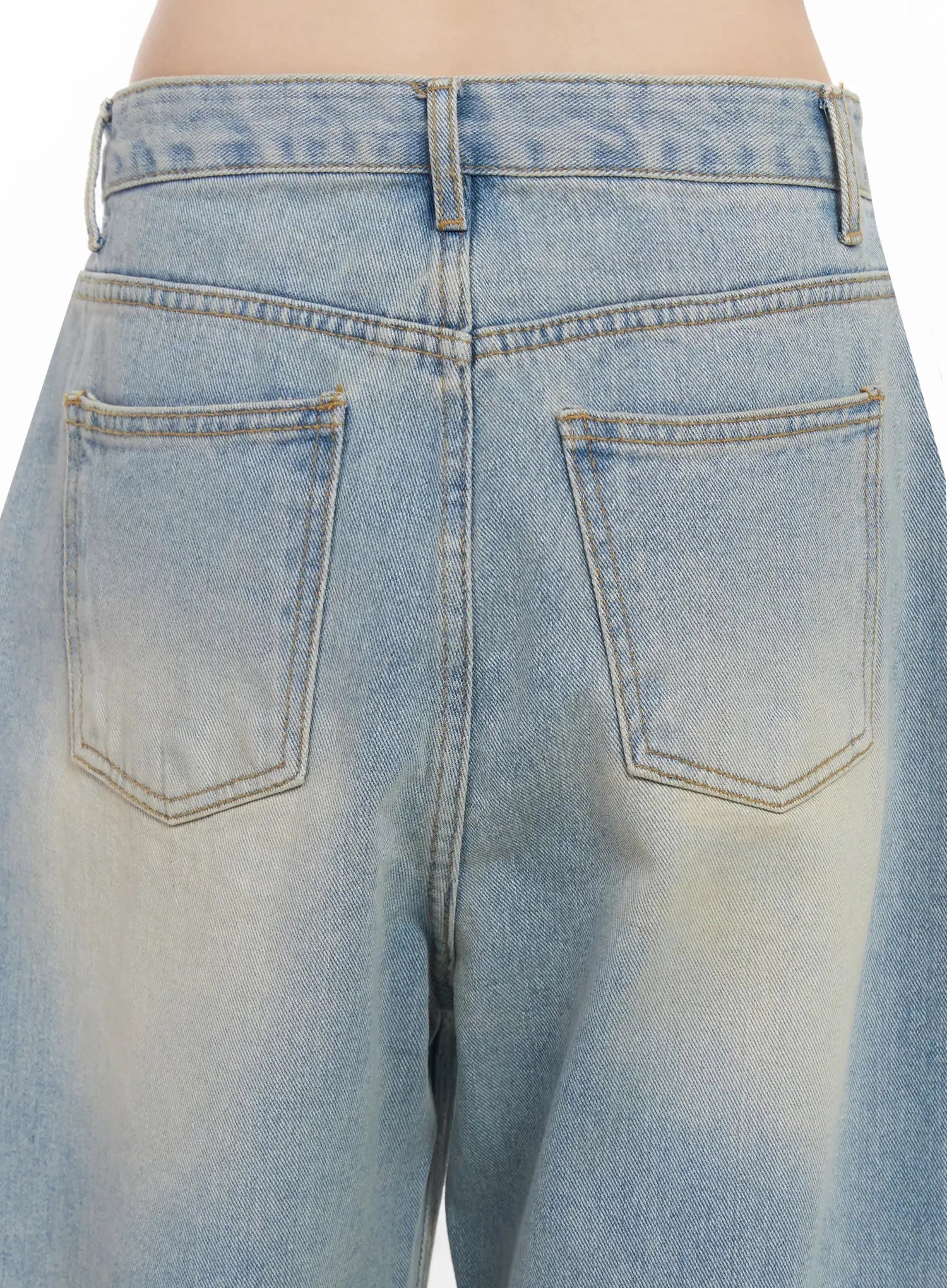 Eugenia Wide Leg Washed Jeans IM523 - Image 12
