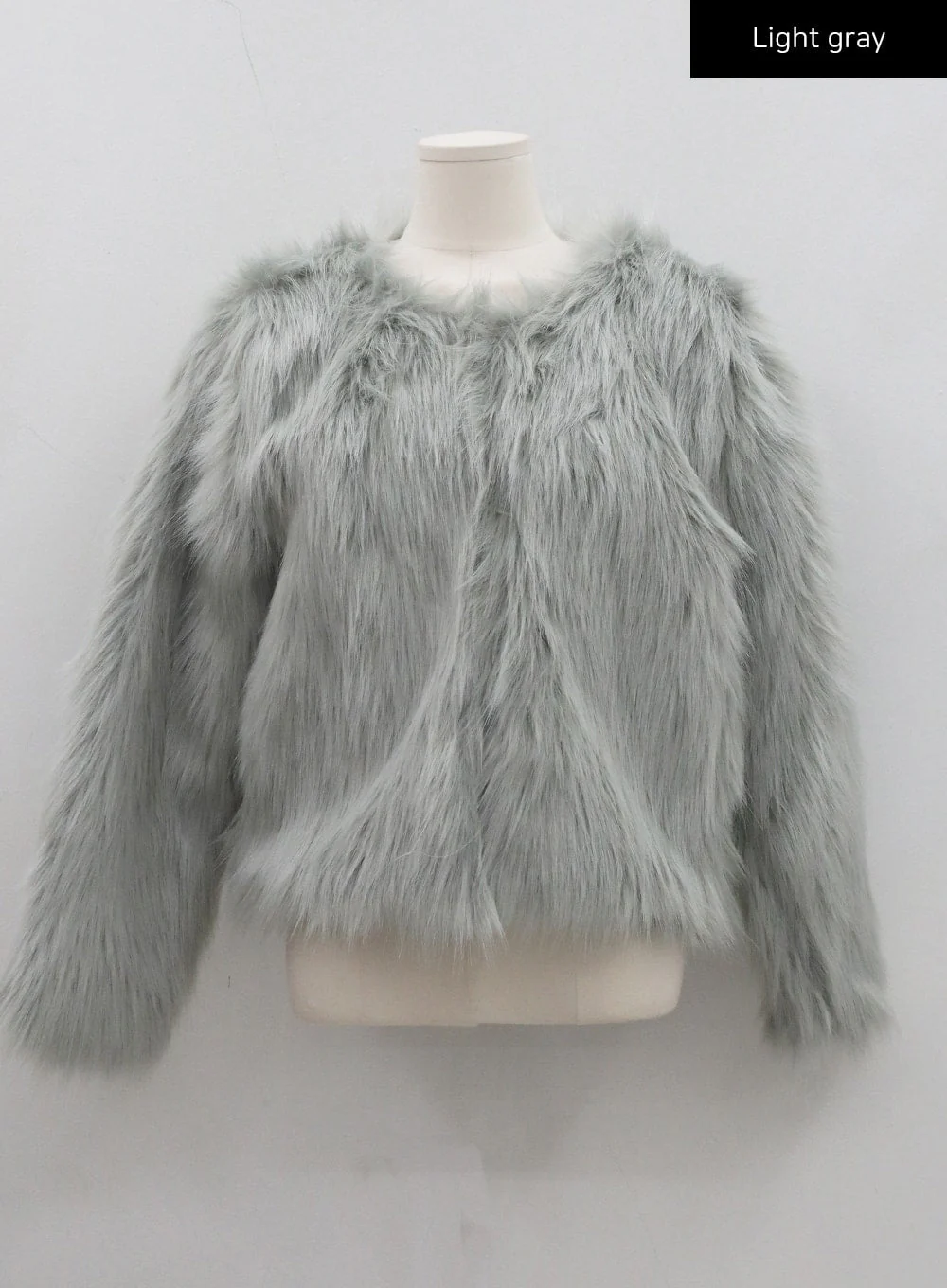 Faux Fur Hook Cropped Jacket CD21 - Image 15