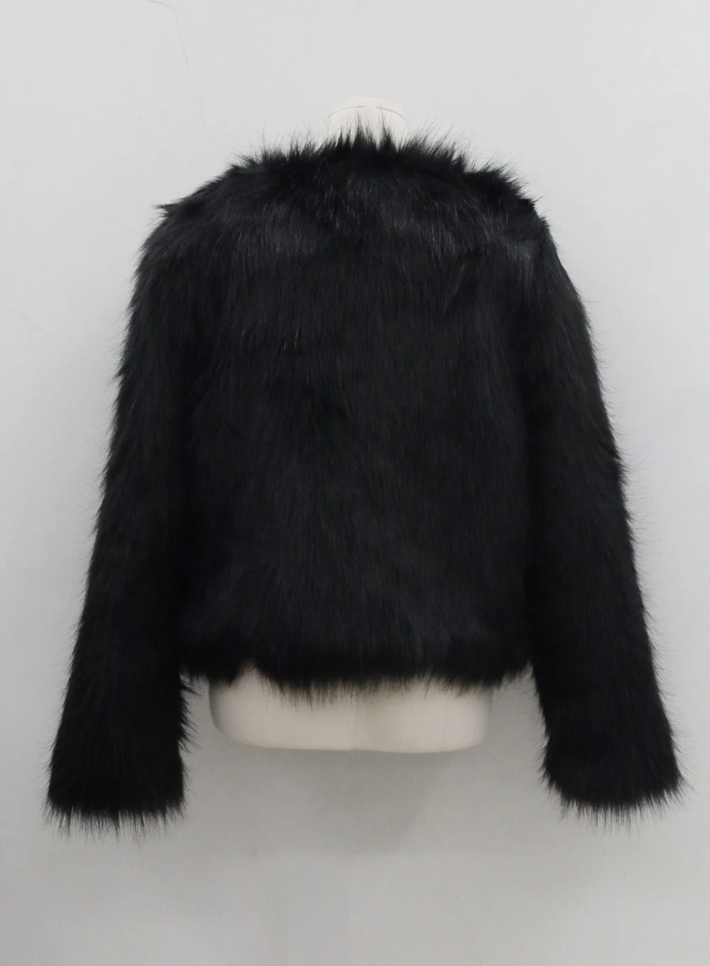 Faux Fur Hook Cropped Jacket CD21 - Image 17