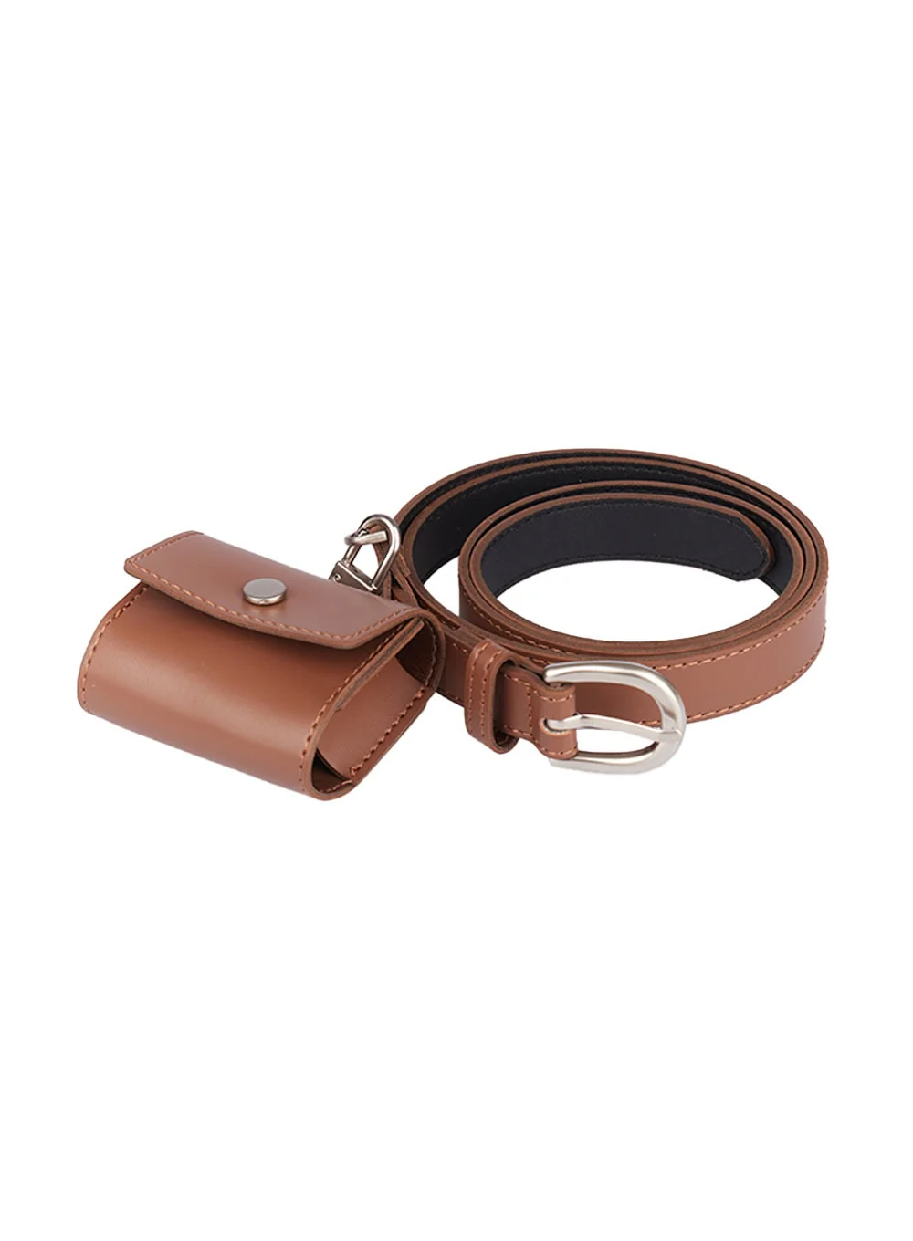 Faux Leather Belt with Pouch IM513 - Image 9
