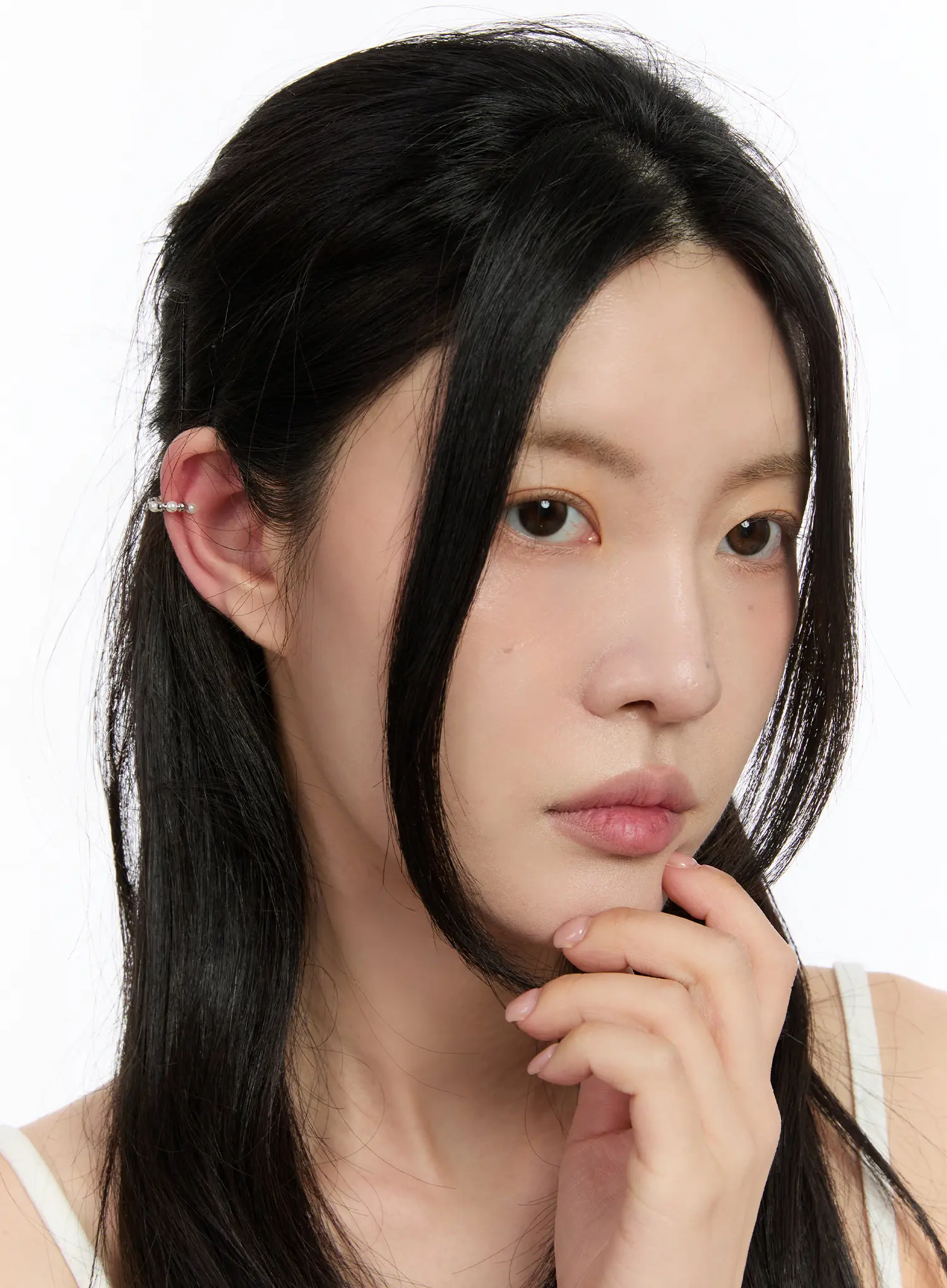 Faux Pearl Ear Cuff CA508 - Image 2