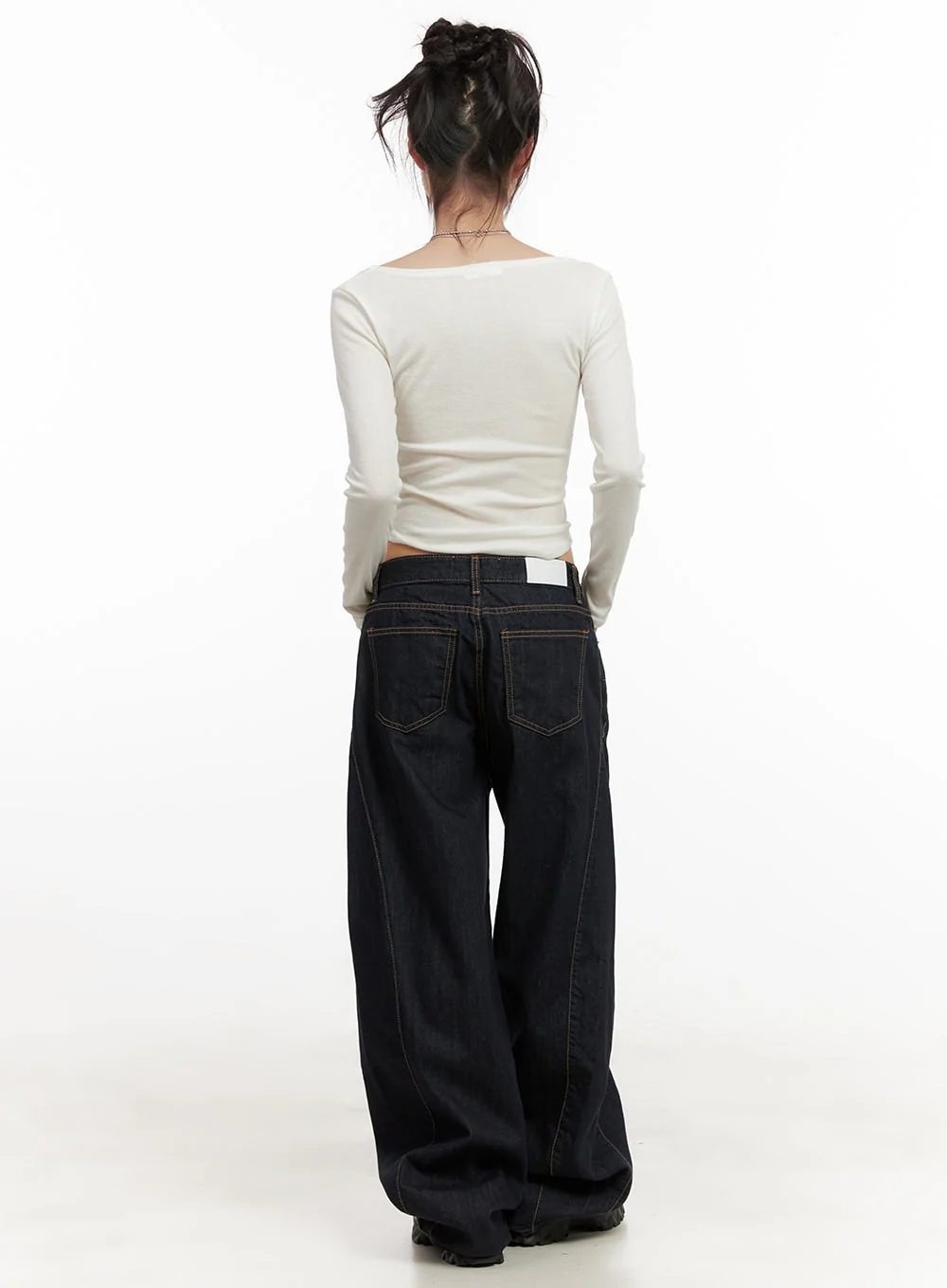 Fernanda Balloon-Fit Baggy Jeans CJ502 - Image 6