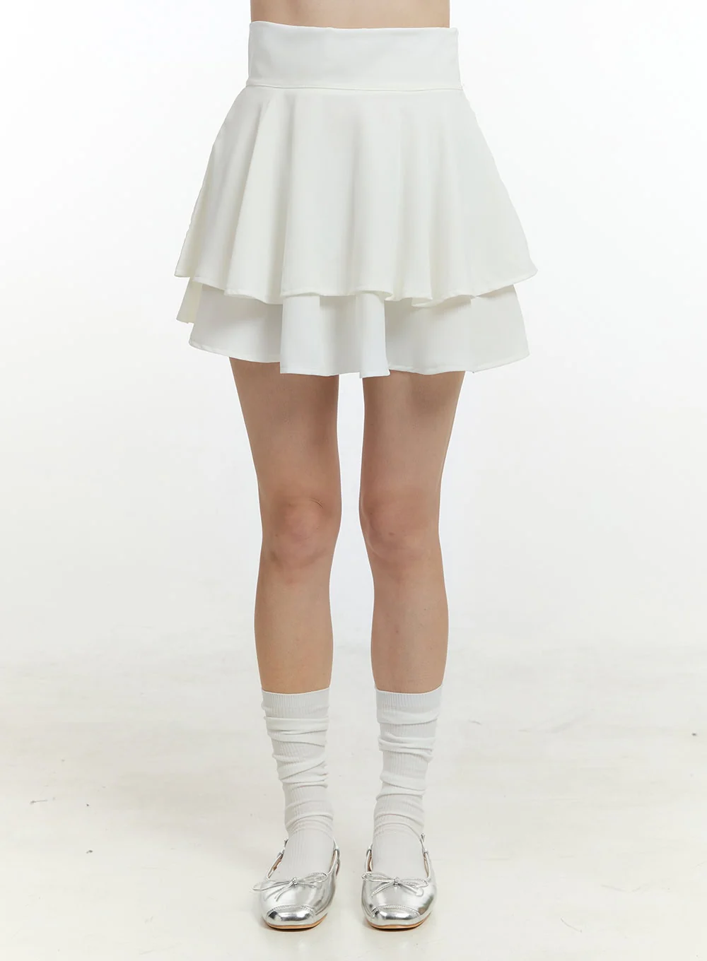 Flare Ruffle Mini Skirt OL423 - Image 2