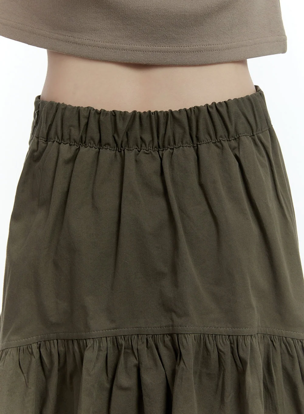 Flare Shirring Midi Skirt CF506 - Image 10