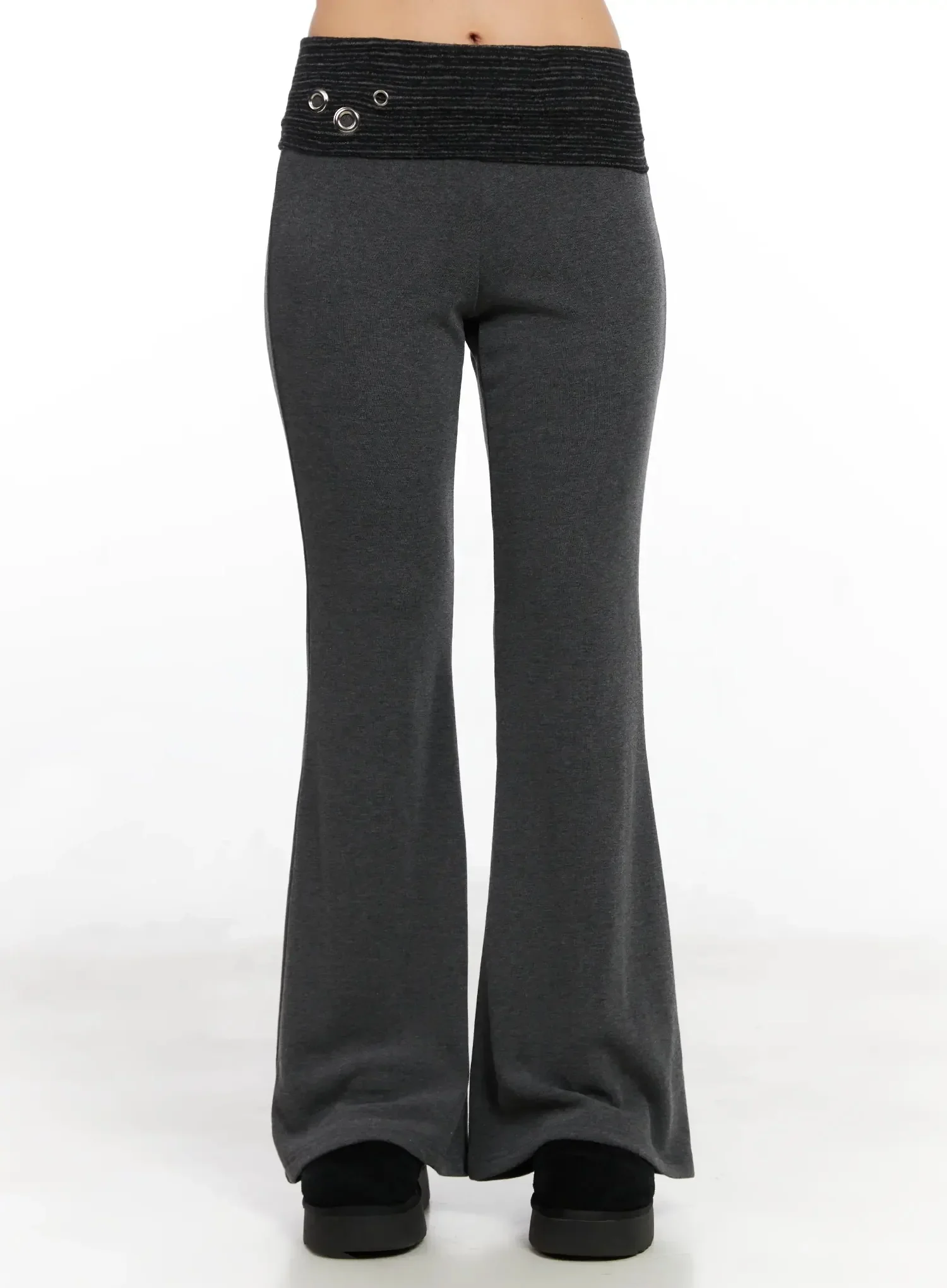 Fleece Bootcut Sweatpants IN528