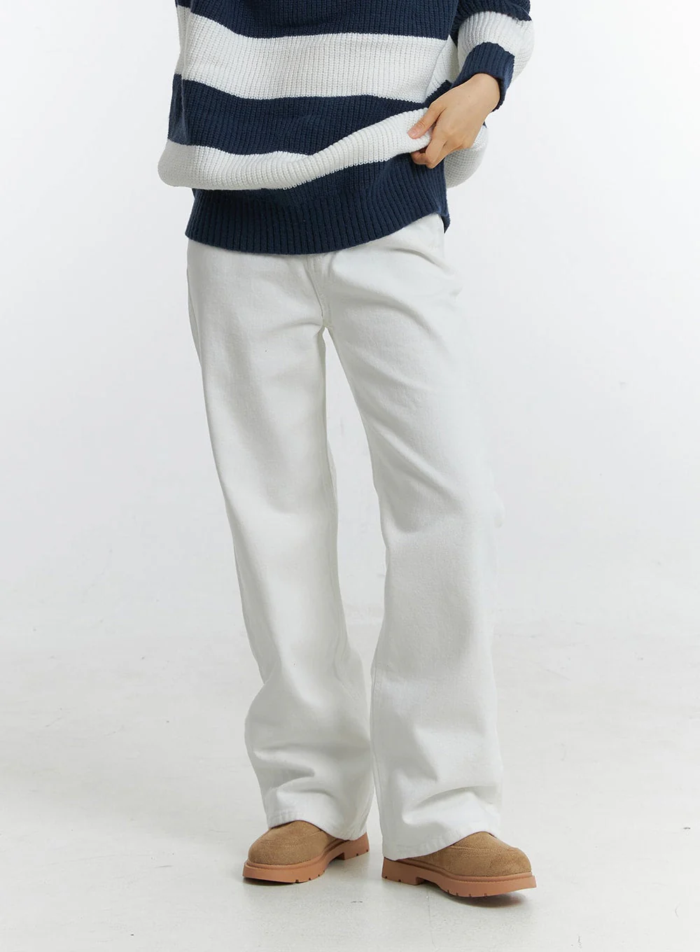 Fleece Wide Pants OD307 - Image 4
