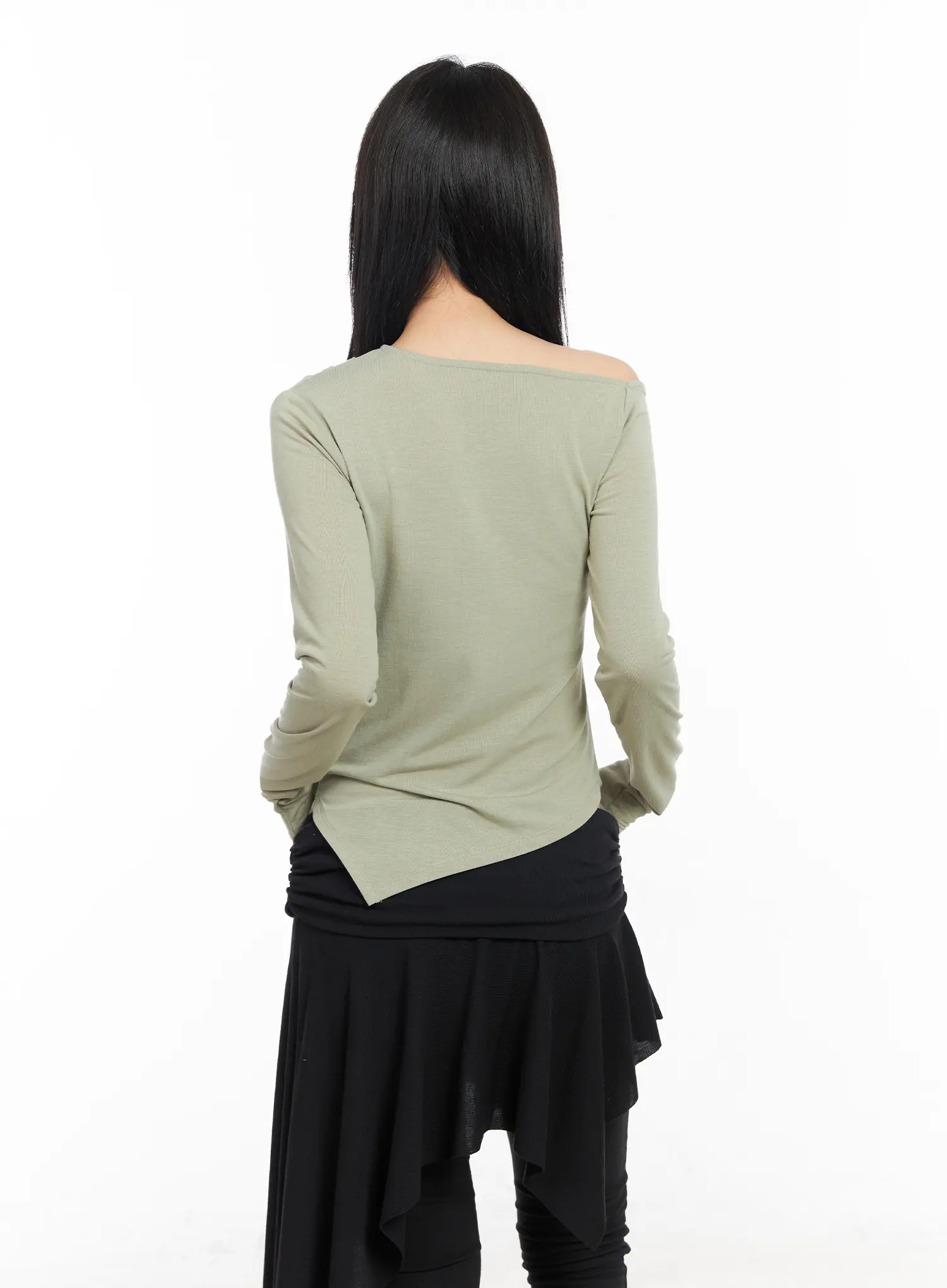 Floral Off-Shoulder Long Sleeve Top CM516 - Image 10