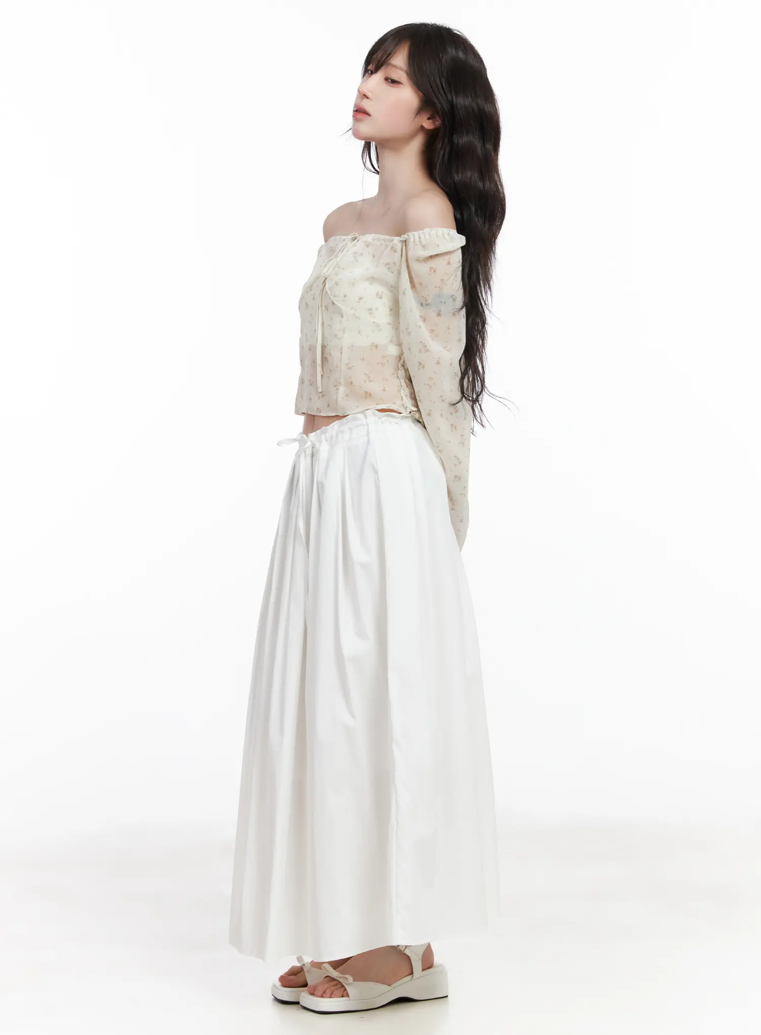Flowy Boho Long Skirt CF519 - Image 8