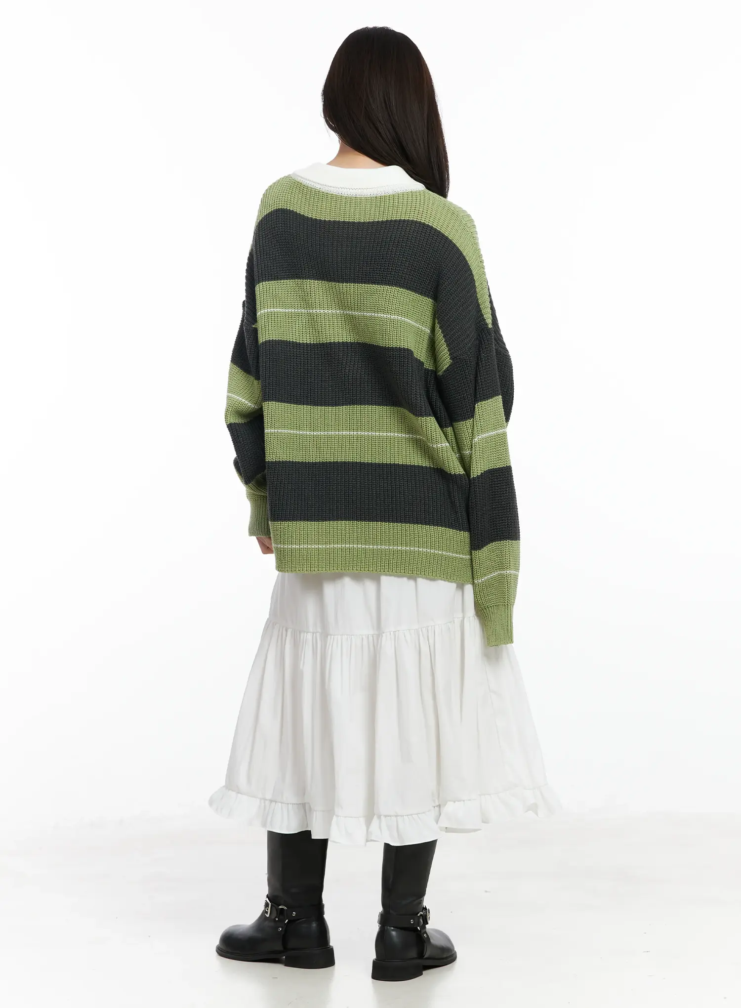 Flowy Layered Maxi Skirt IF520 - Image 9