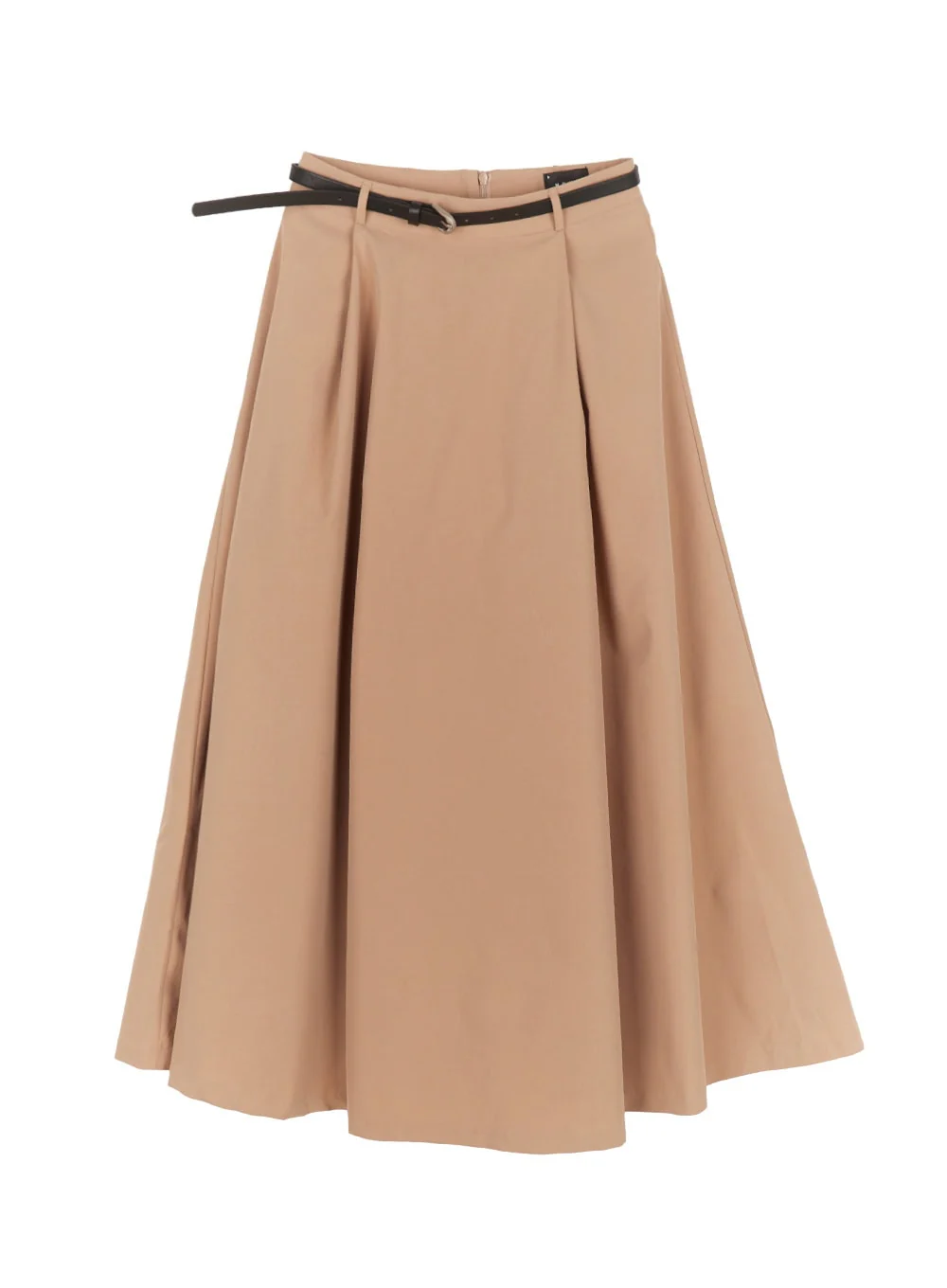 Flowy Pintuck Flare Maxi Skirt with Belt CA501 - Image 10