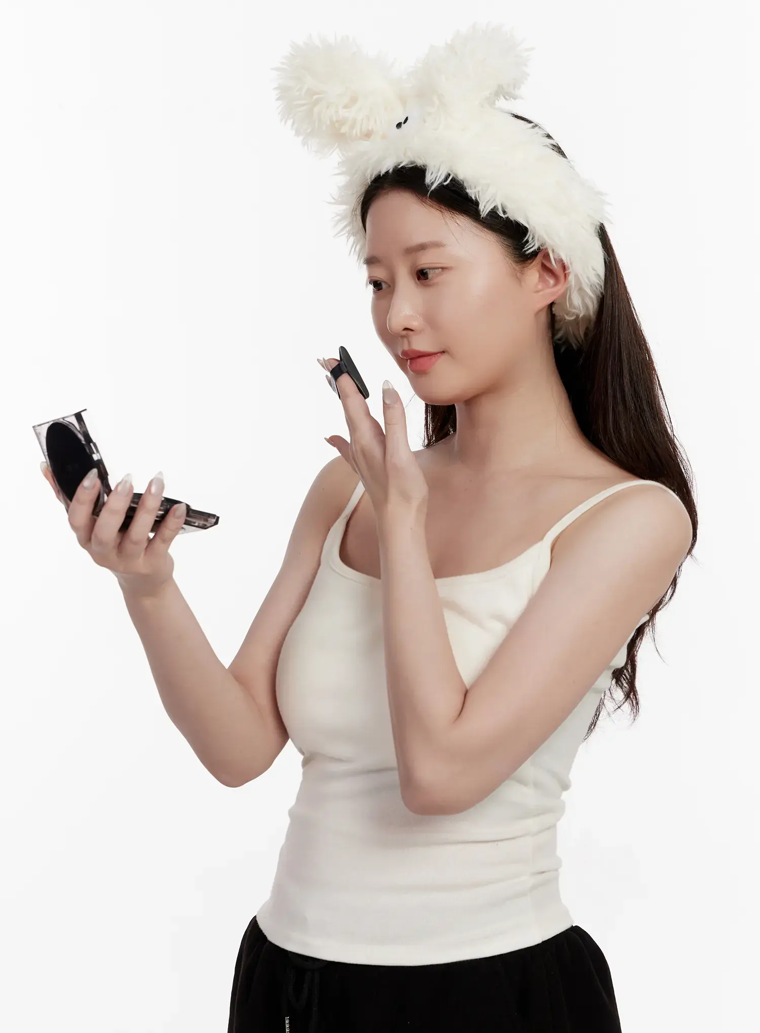 Fluffy Bunny Headband IM527 - Image 5