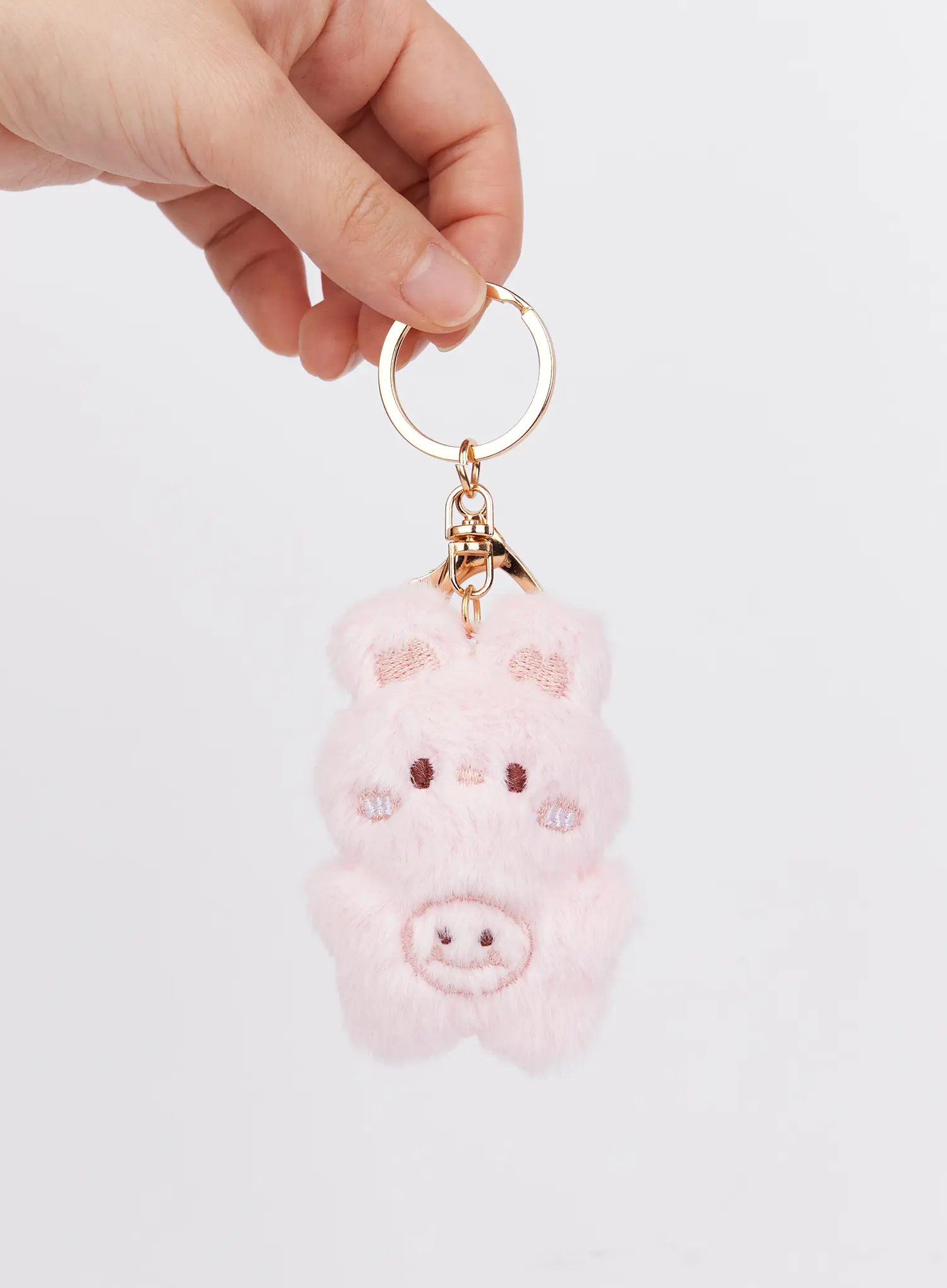 Fluffy Mini Bunny Doll Keyring IM527