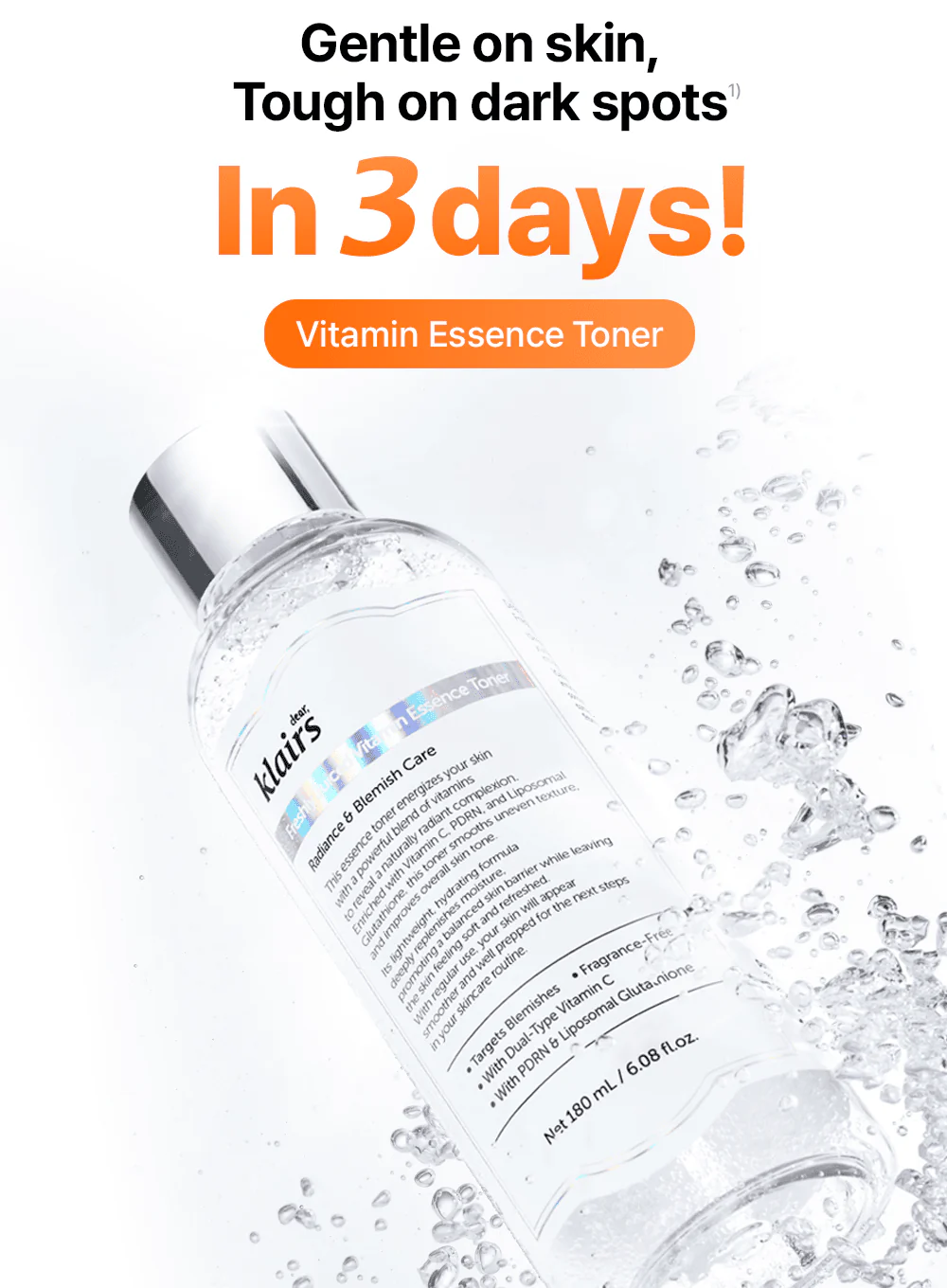 Freshly Juiced Vitamin Essence Toner (180ml) - Image 2