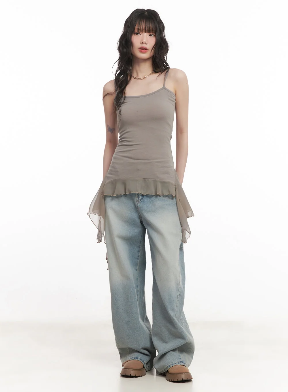 Frilly Flared Cami Top CM520 - Image 5