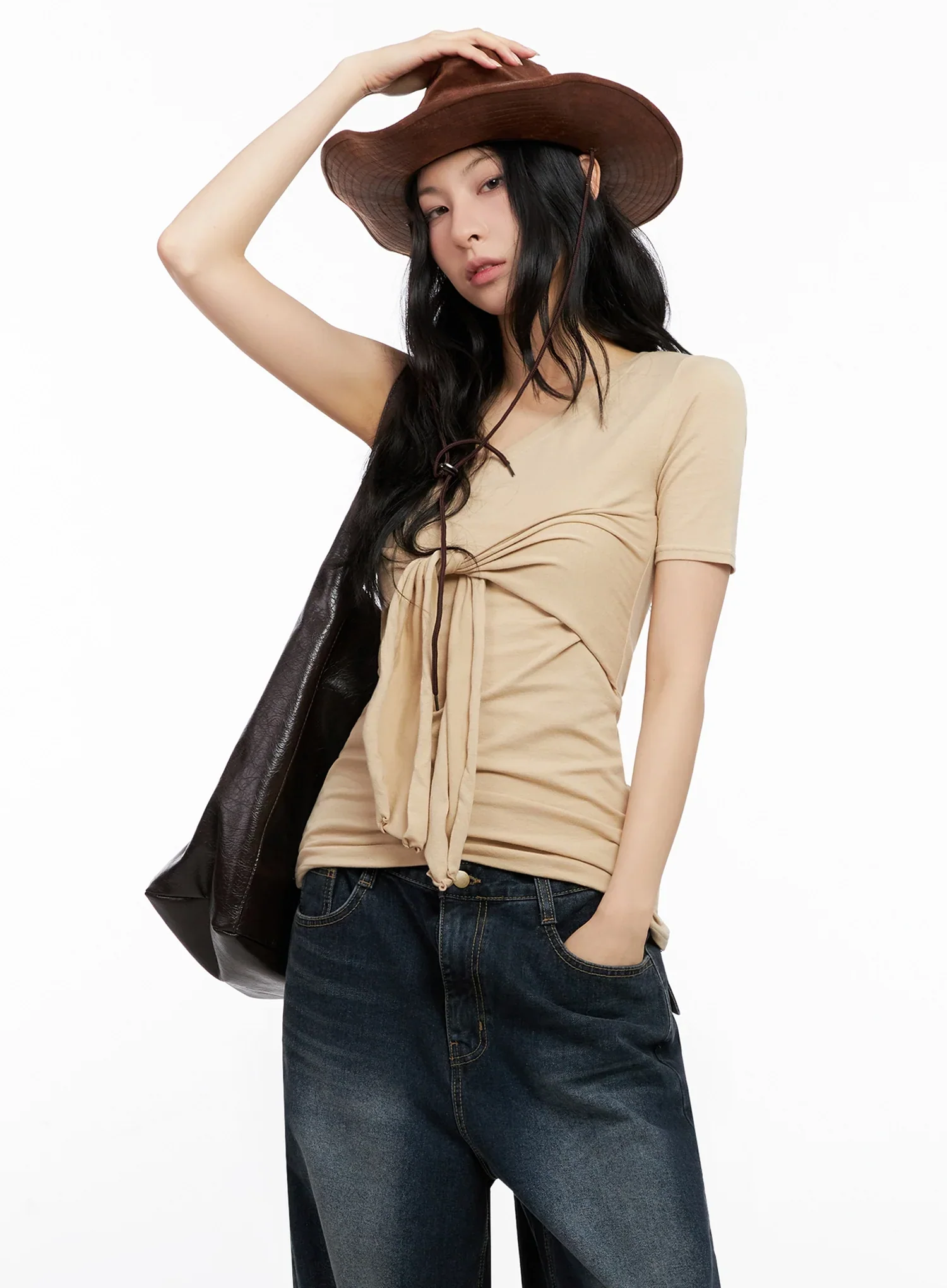 Front-Tie Asymmetric Top IG508