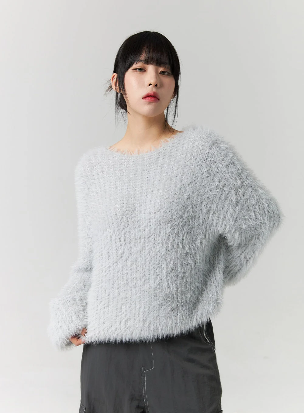 Fuzzy Knit Sweater CS313 - Image 2
