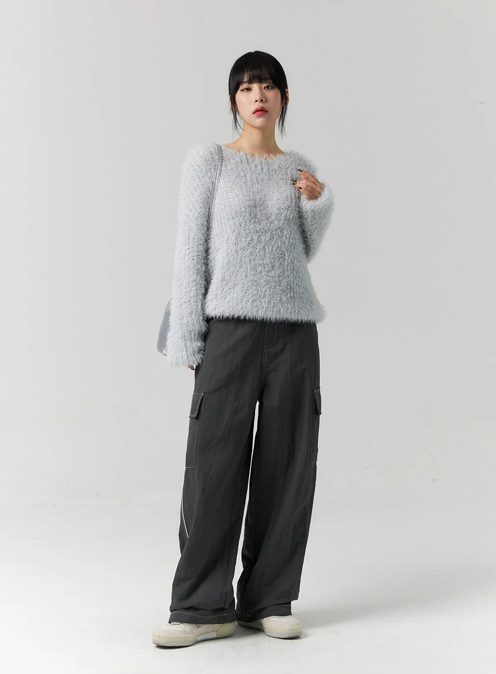 Fuzzy Knit Sweater CS313 - Image 8