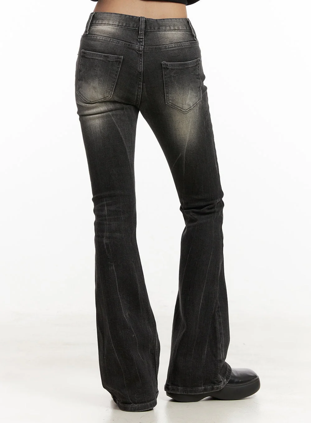 Georgina Low-Rise Flared Jeans CJ507 - Image 6