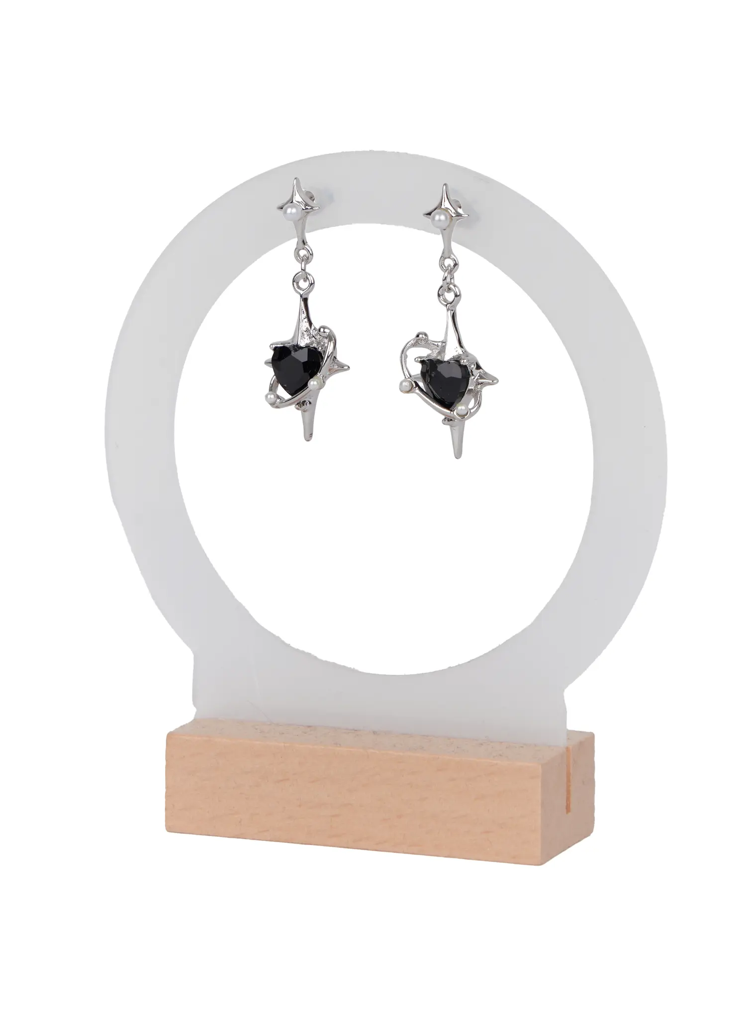 Gothic Cubic Drop Earrings CO514 - Image 3